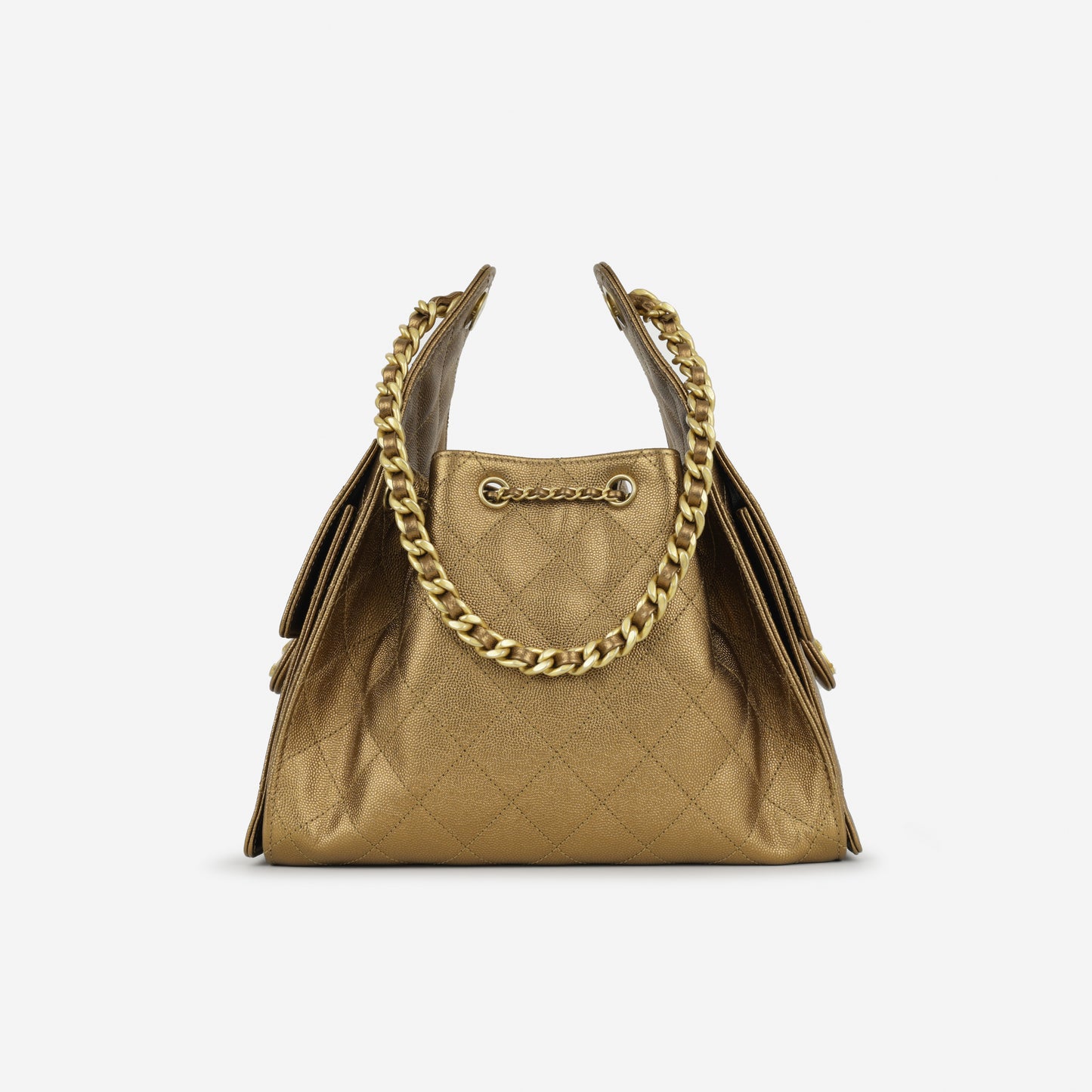 Chanel Small 25 Hobo - Bronze Caviar | Antique Gold Hardware