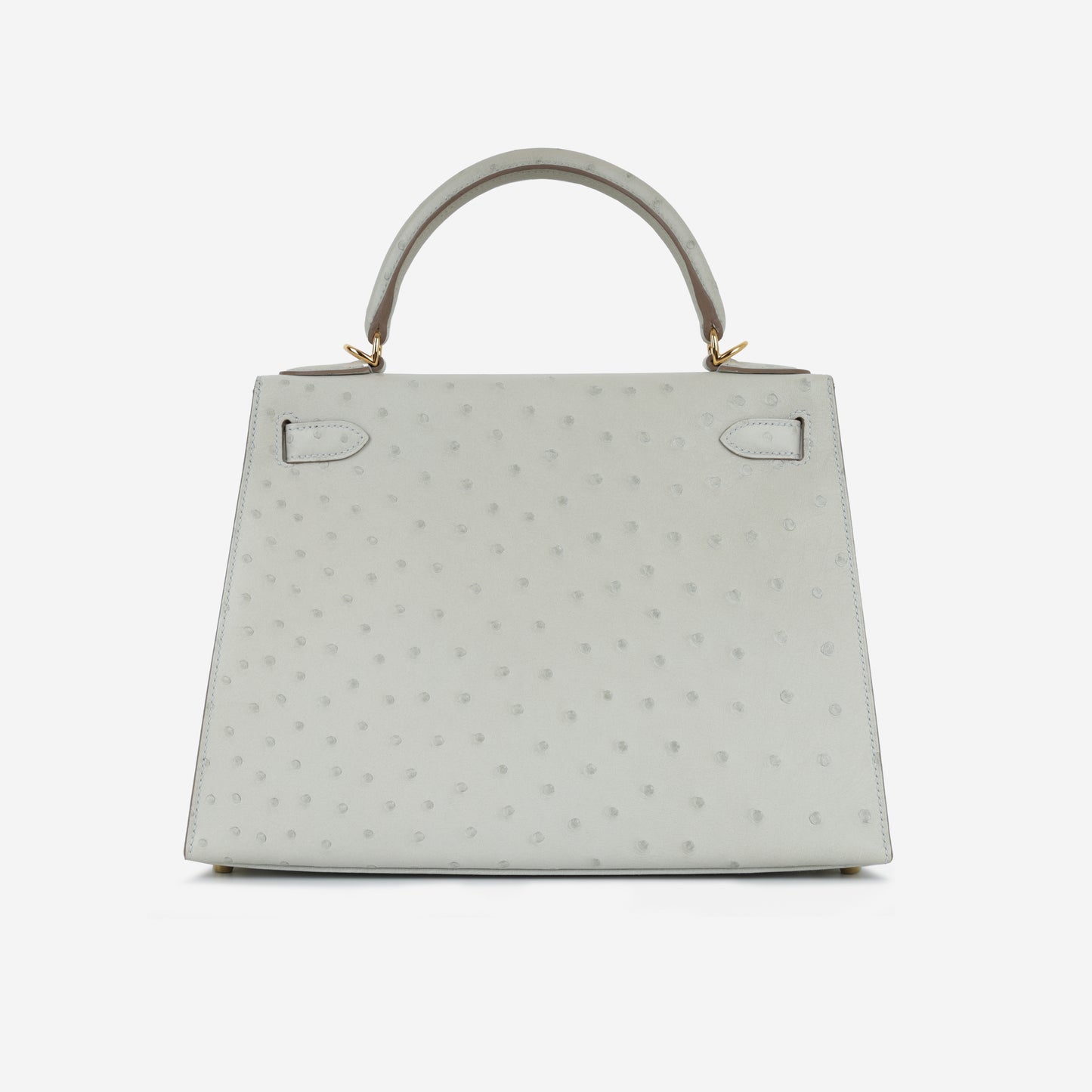 Hermès Kelly 28 - Gris Perle Ostrich | Gold Hardware