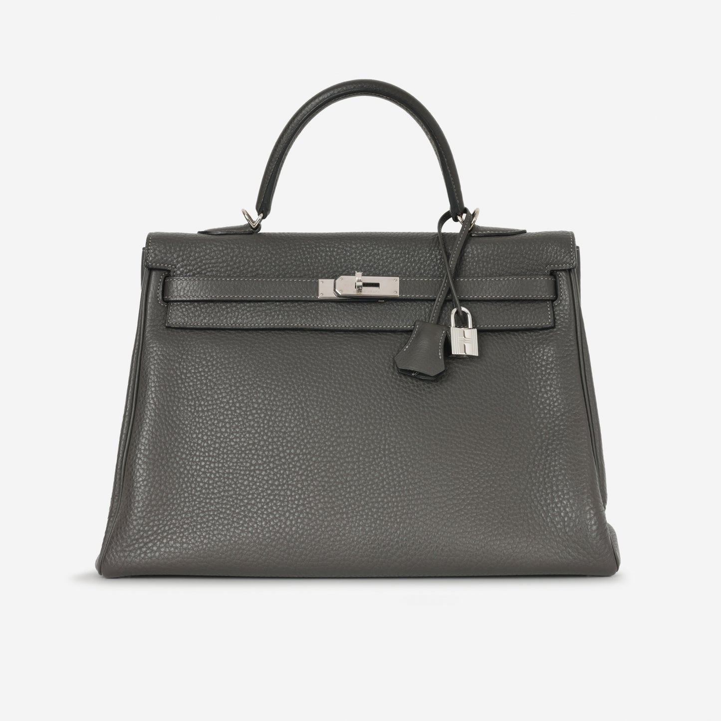 Hermès Kelly 35 - Graphite Clemence | Palladium Hardware