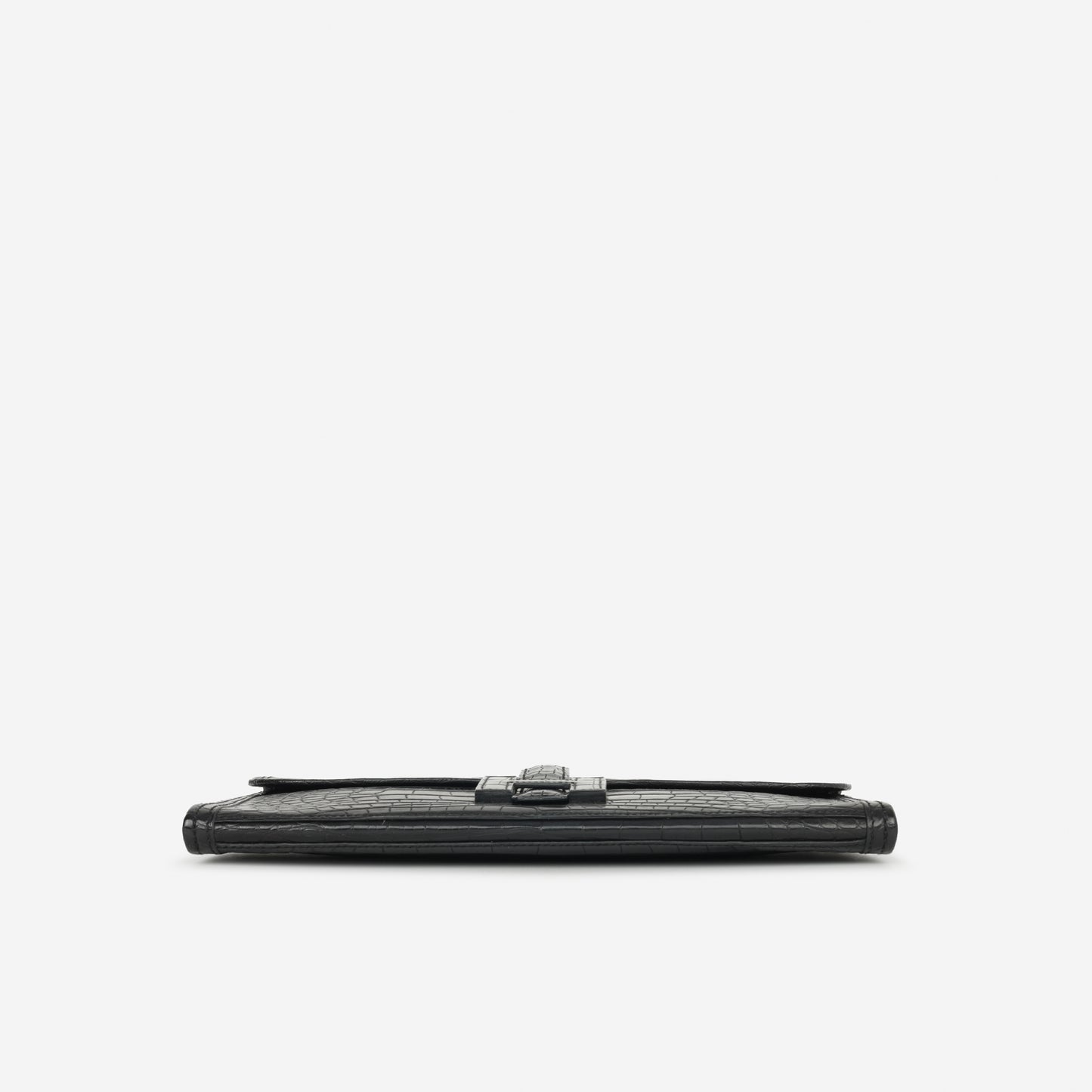 Hermès Jige Clutch 29 - Noir Matte Alligator Mississippiensis