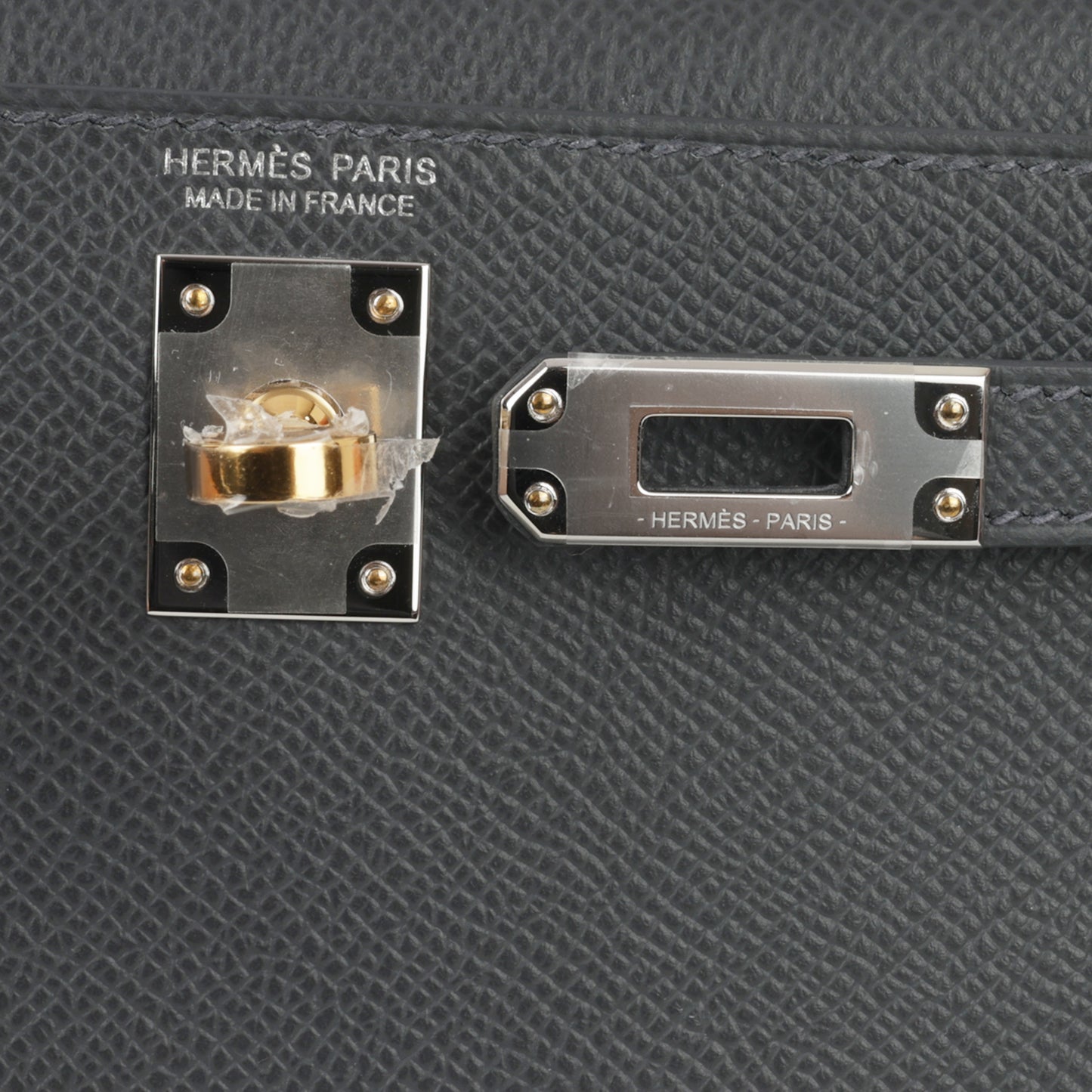 Hermès Mini Kelly - Ardoise Epsom | Electrum Hardware