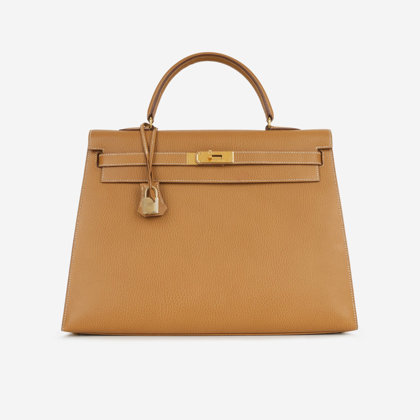Hermès Kelly 35 - Natural Sable Ardennes | Gold Hardware