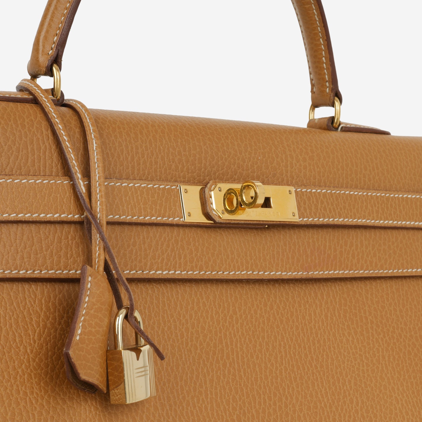 Hermès Kelly 35 - Natural Sable Ardennes | Gold Hardware