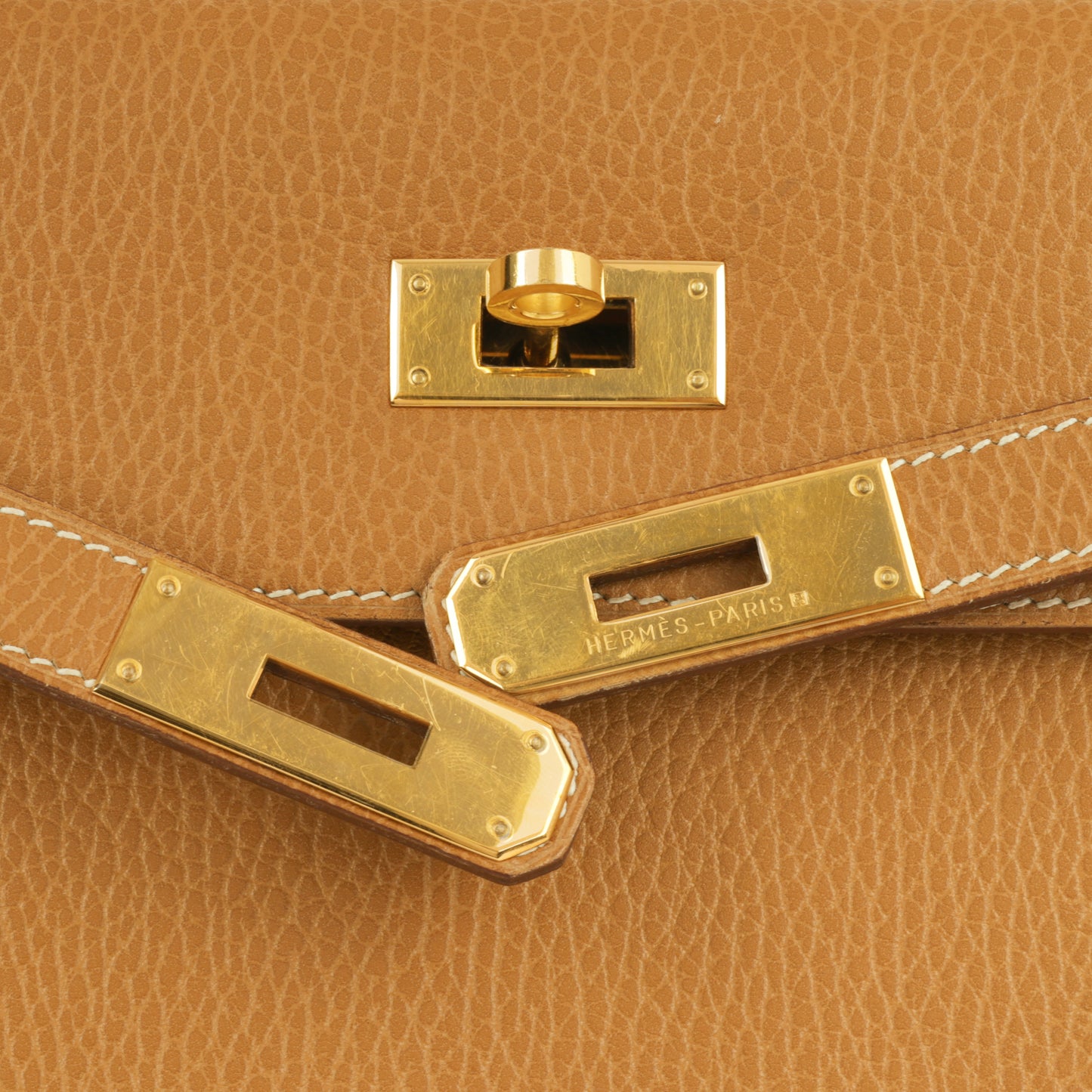 Hermès Kelly 35 - Natural Sable Ardennes | Gold Hardware