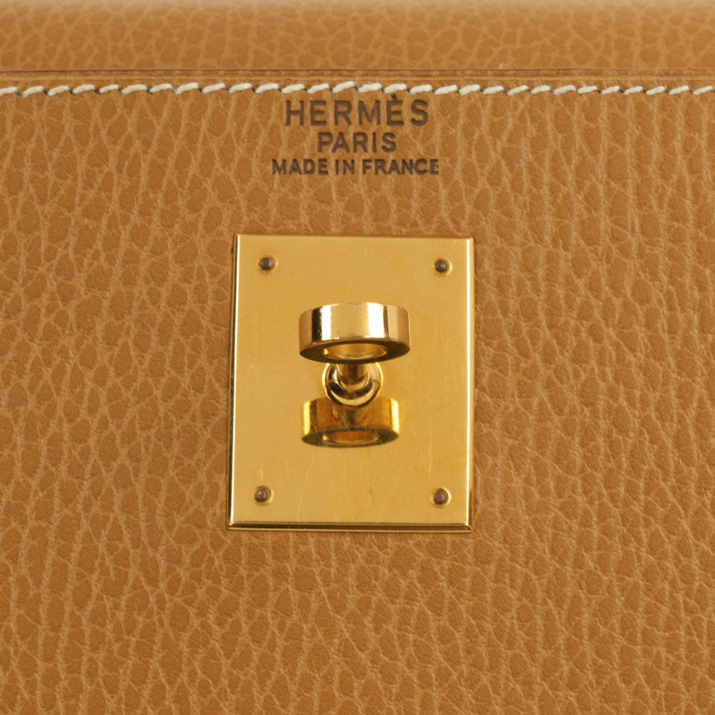 Hermès Kelly 35 - Natural Sable Ardennes | Gold Hardware