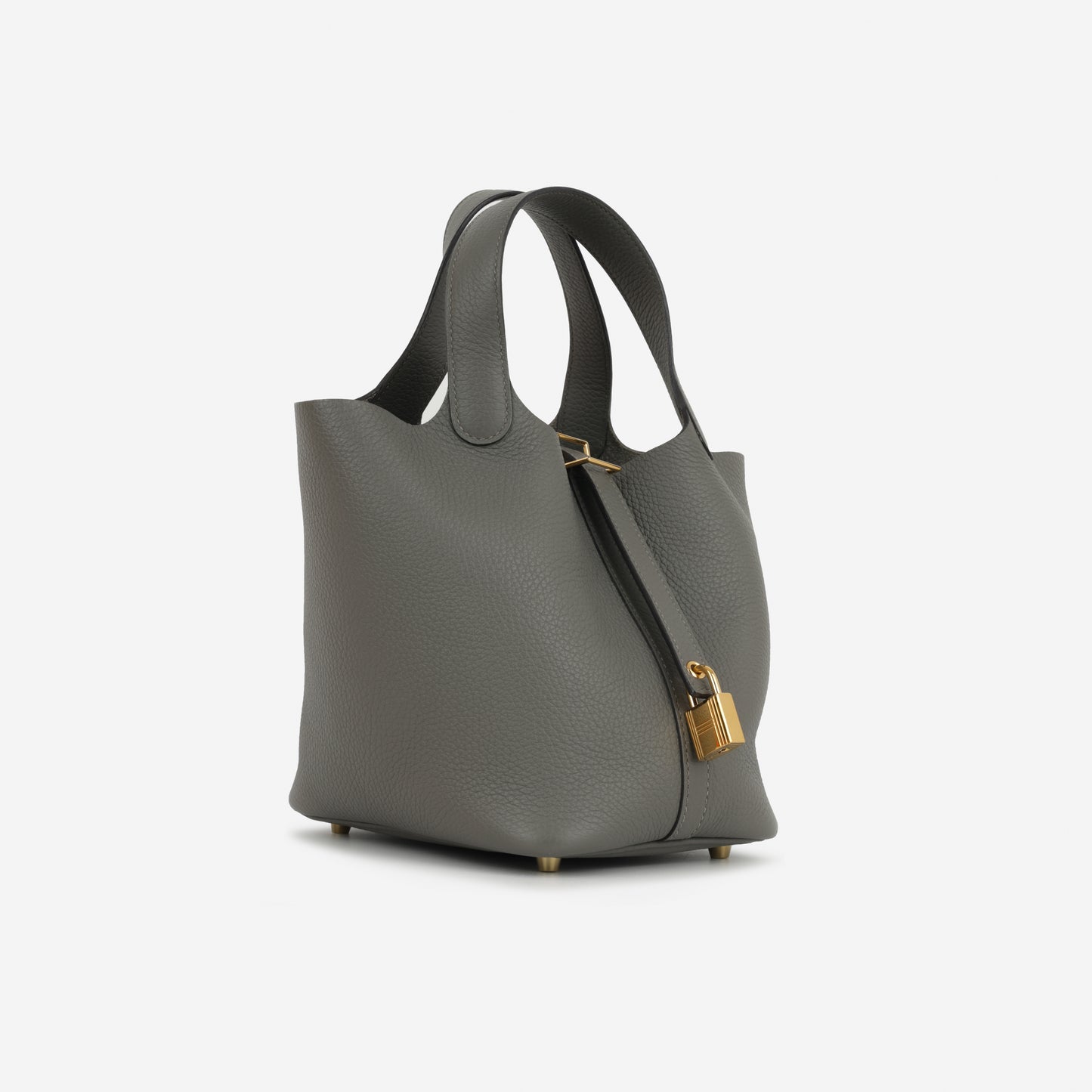 Hermès Picotin 18 - Gris Meyer Clemence | Gold Hardware