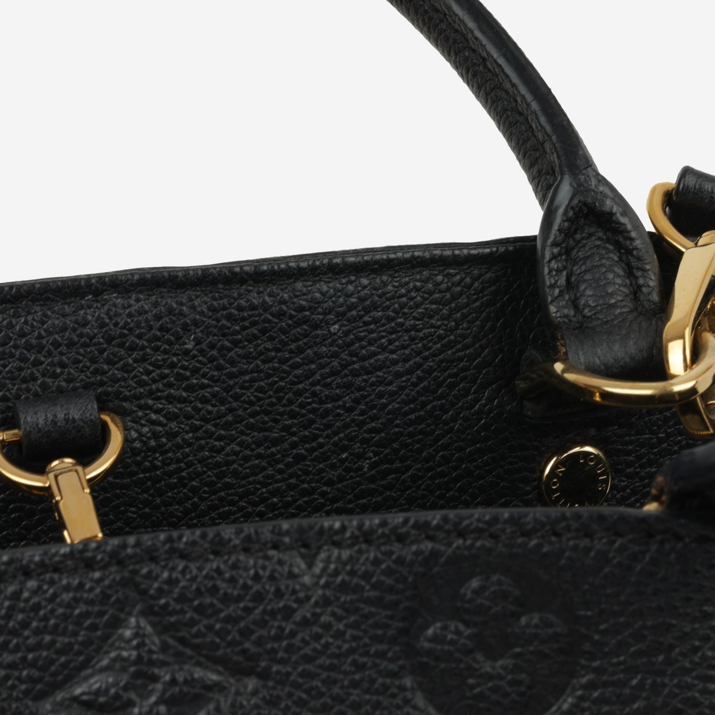 Louis Vuitton Montaigne BB - Black Empreinte | Gold Hardware