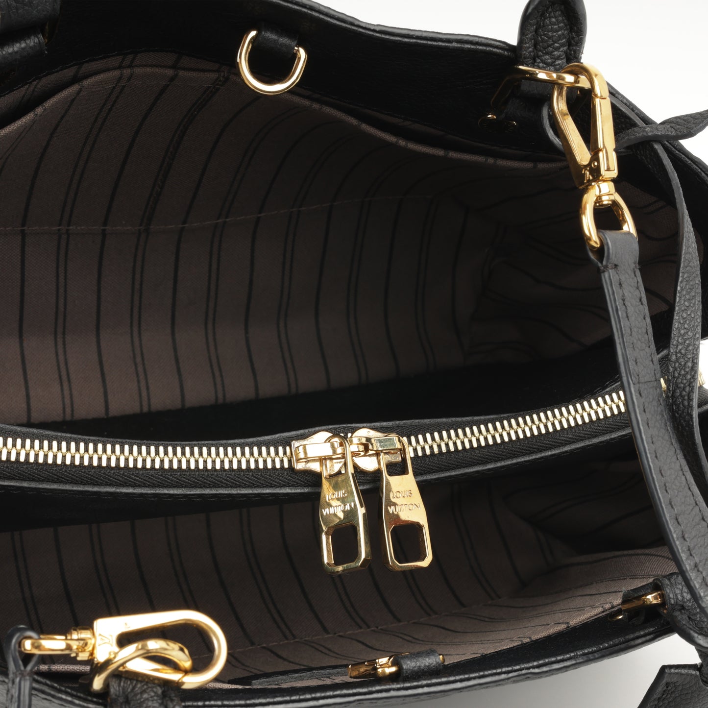 Louis Vuitton Montaigne BB - Black Empreinte | Gold Hardware