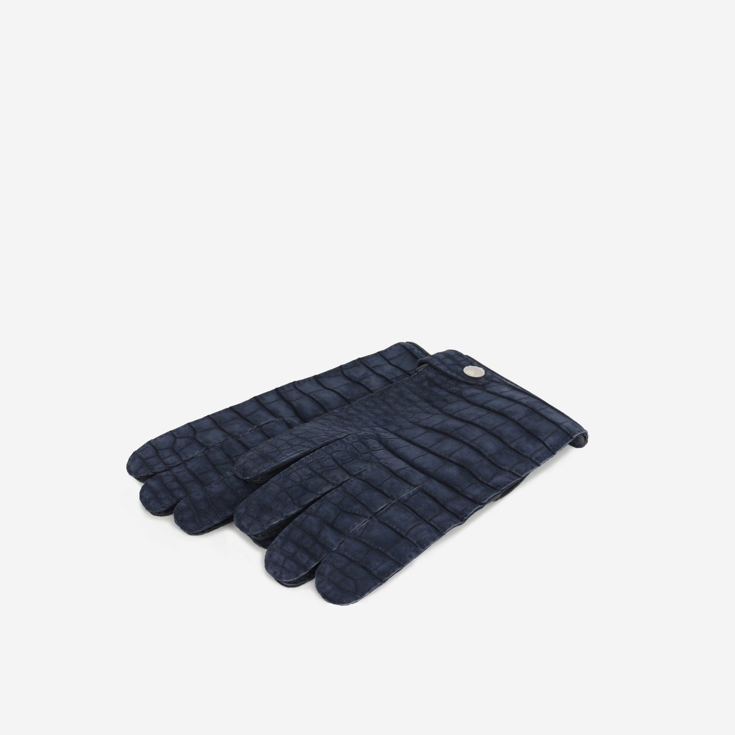 Hermès Hubort Homme Gloves - Marine Alligator Mississippiensis