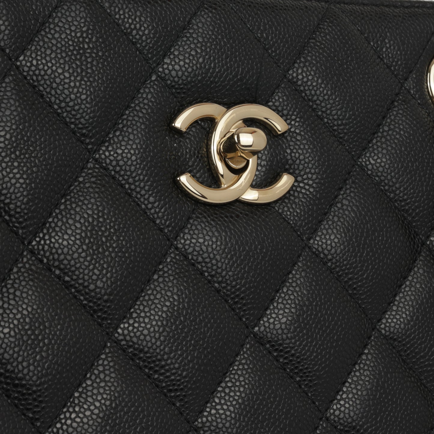 Chanel Timeless CC Shopping Tote - Black Caviar | Champagne Gold Hardware