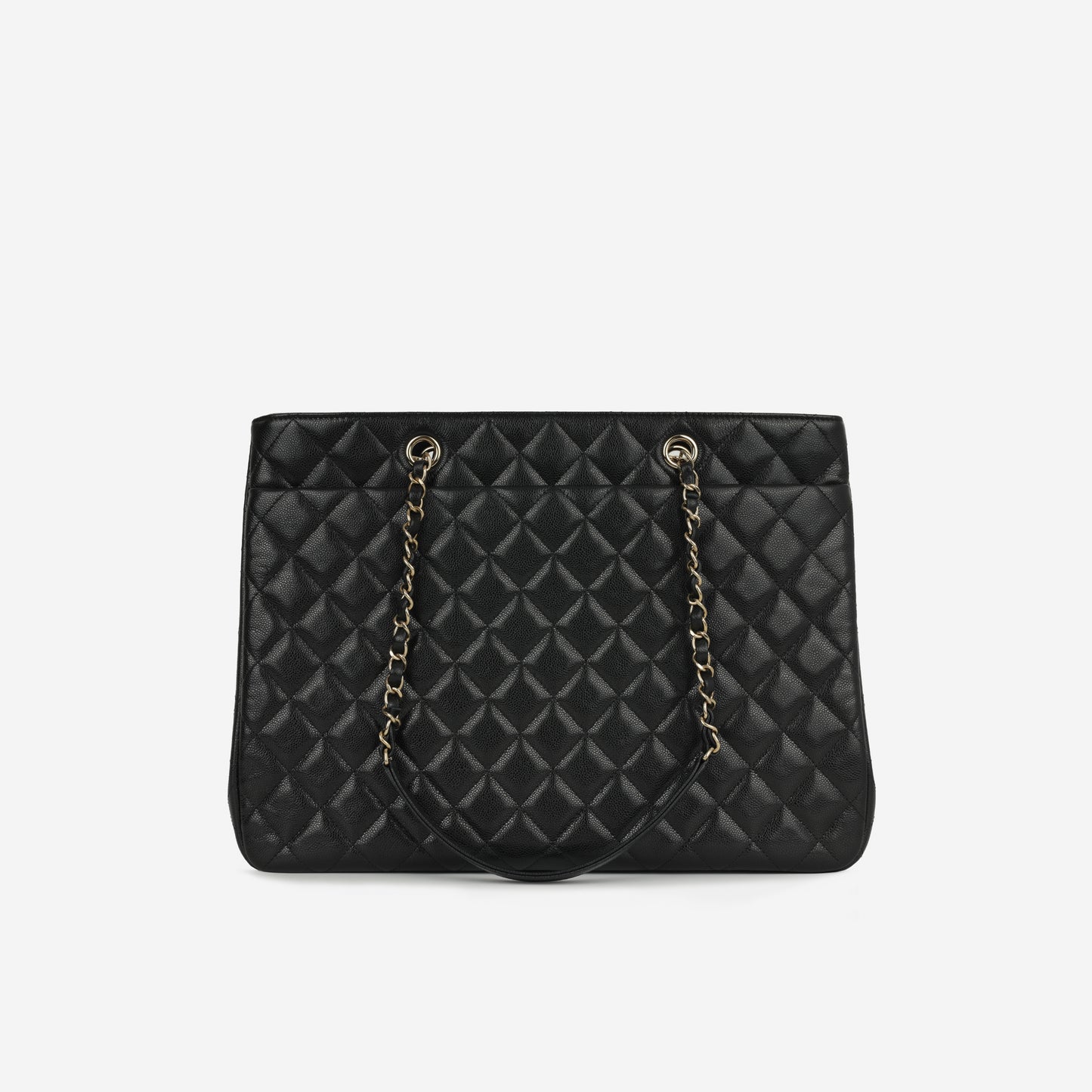 Chanel Timeless CC Shopping Tote - Black Caviar | Champagne Gold Hardware