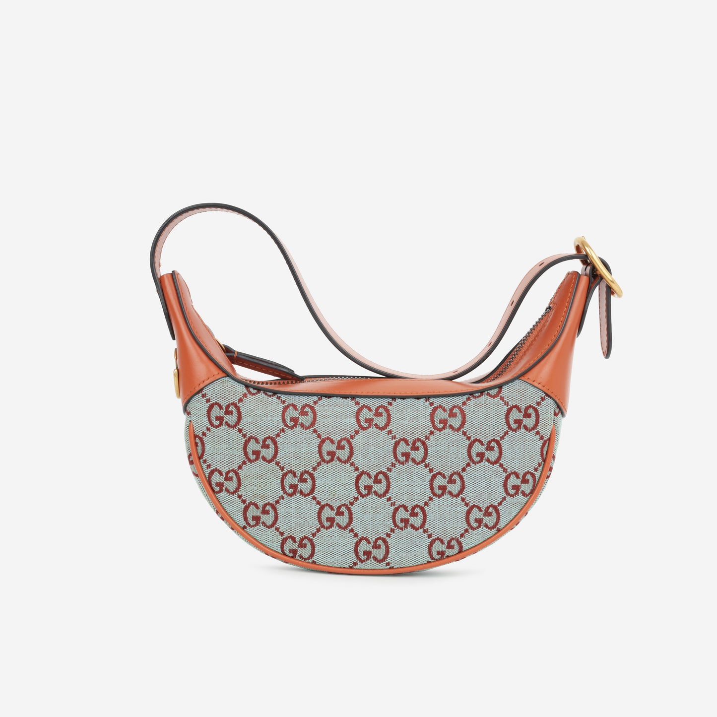 Gucci Mini Ophidia GG Baguette Bag – Azure / Brown GG Canvas | Gold Hardware