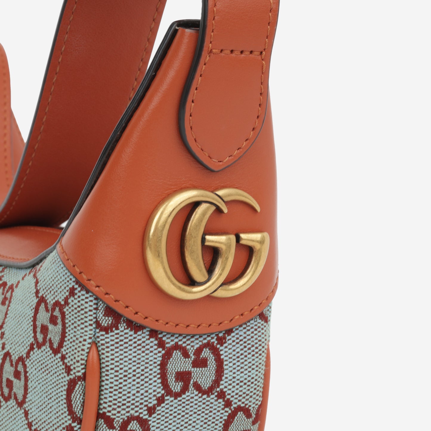 Gucci Mini Ophidia GG Baguette Bag – Azure / Brown GG Canvas | Gold Hardware