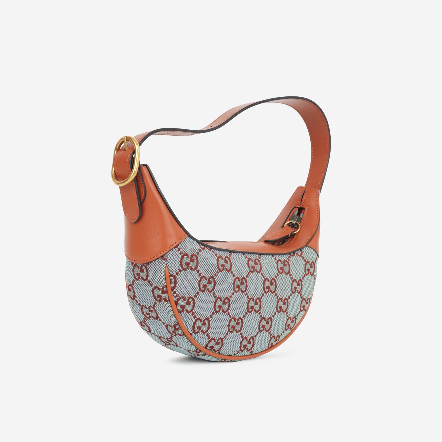 Gucci Mini Ophidia GG Baguette Bag – Azure / Brown GG Canvas | Gold Hardware