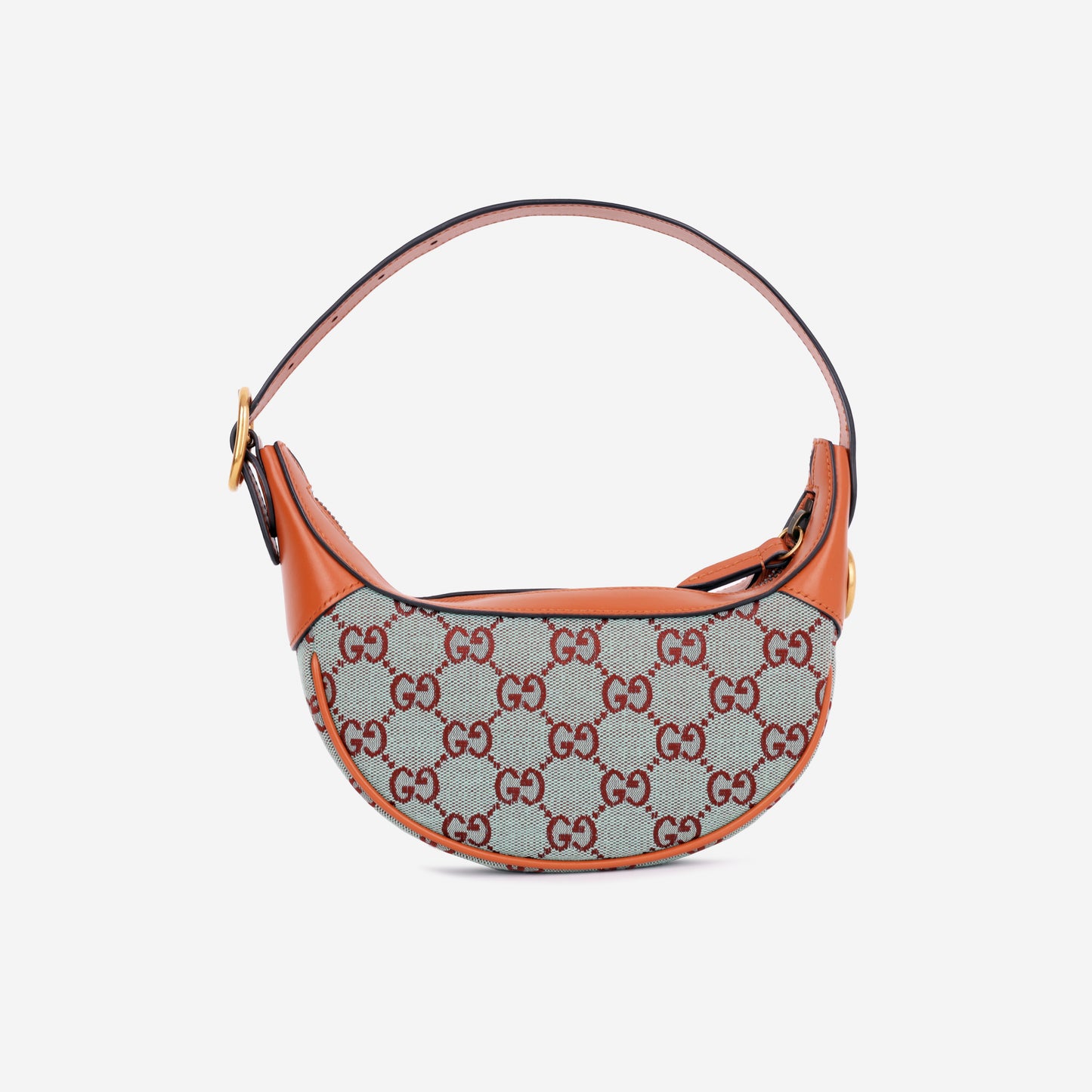 Gucci Mini Ophidia GG Baguette Bag – Azure / Brown GG Canvas | Gold Hardware