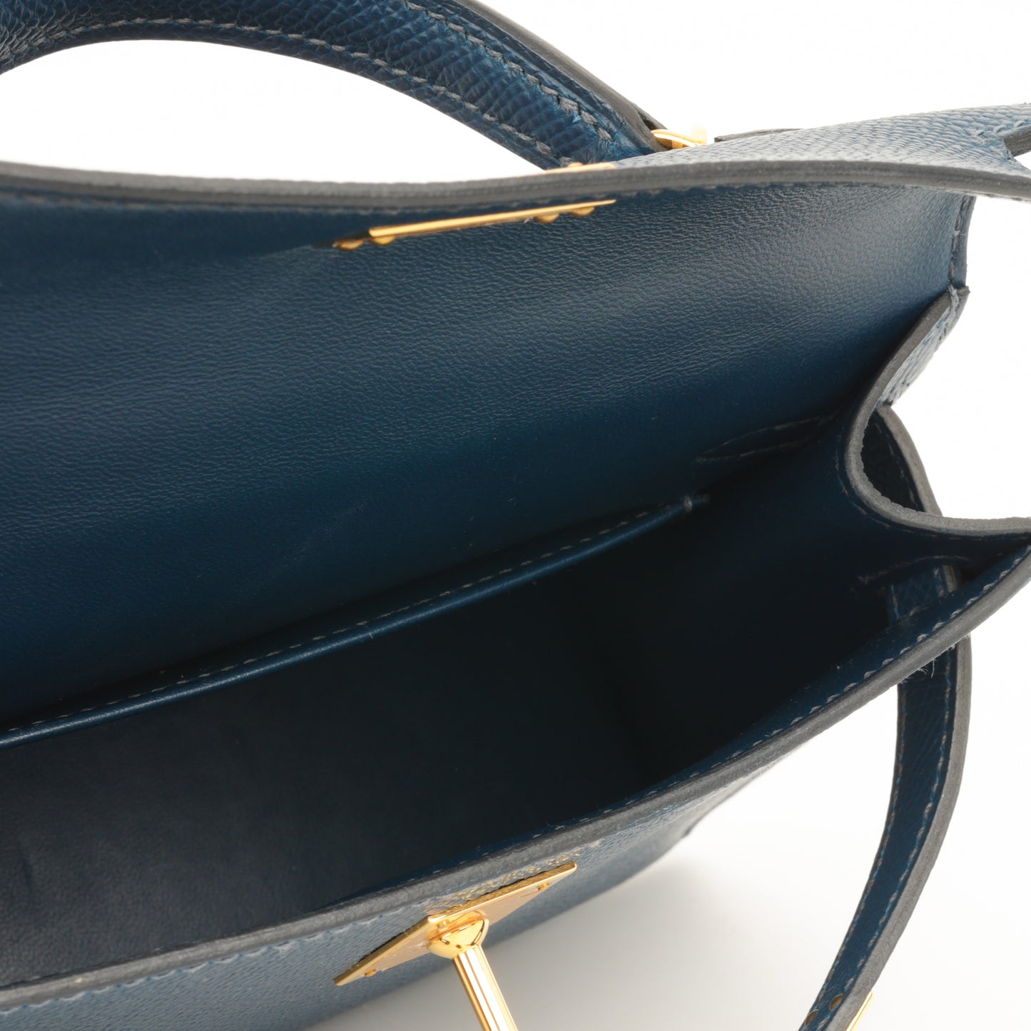 Hermès Mini Kelly - Bleu De Prusse Epsom | Gold Hardware