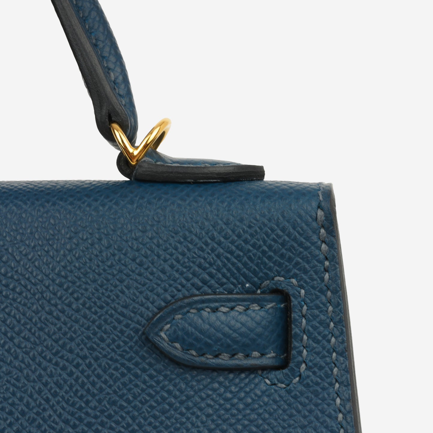 Hermès Mini Kelly - Bleu De Prusse Epsom | Gold Hardware