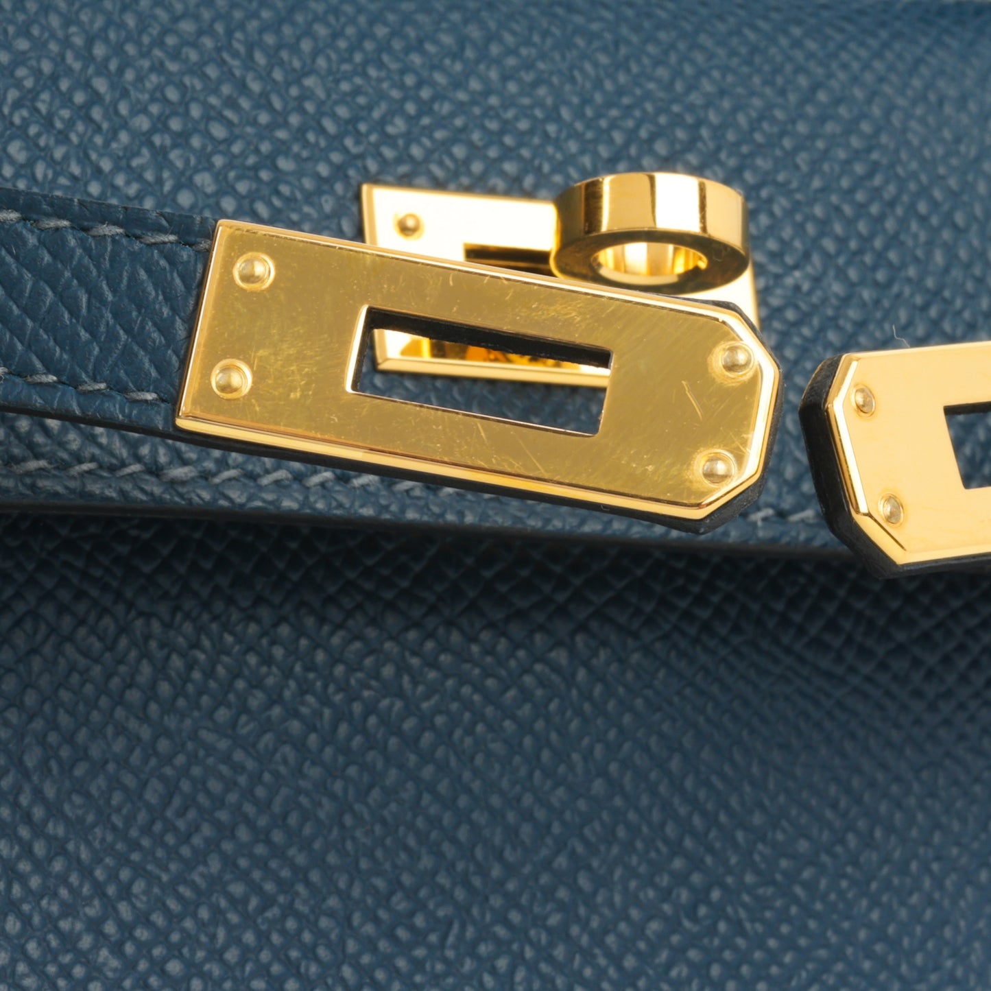 Hermès Mini Kelly - Bleu De Prusse Epsom | Gold Hardware