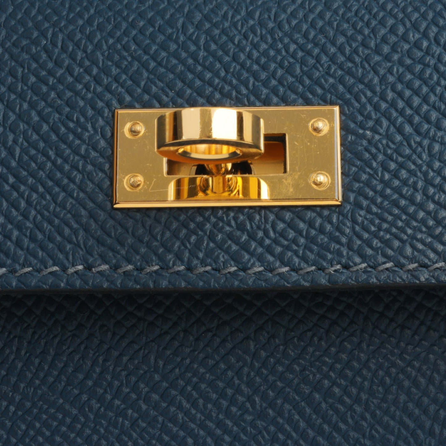 Hermès Mini Kelly - Bleu De Prusse Epsom | Gold Hardware