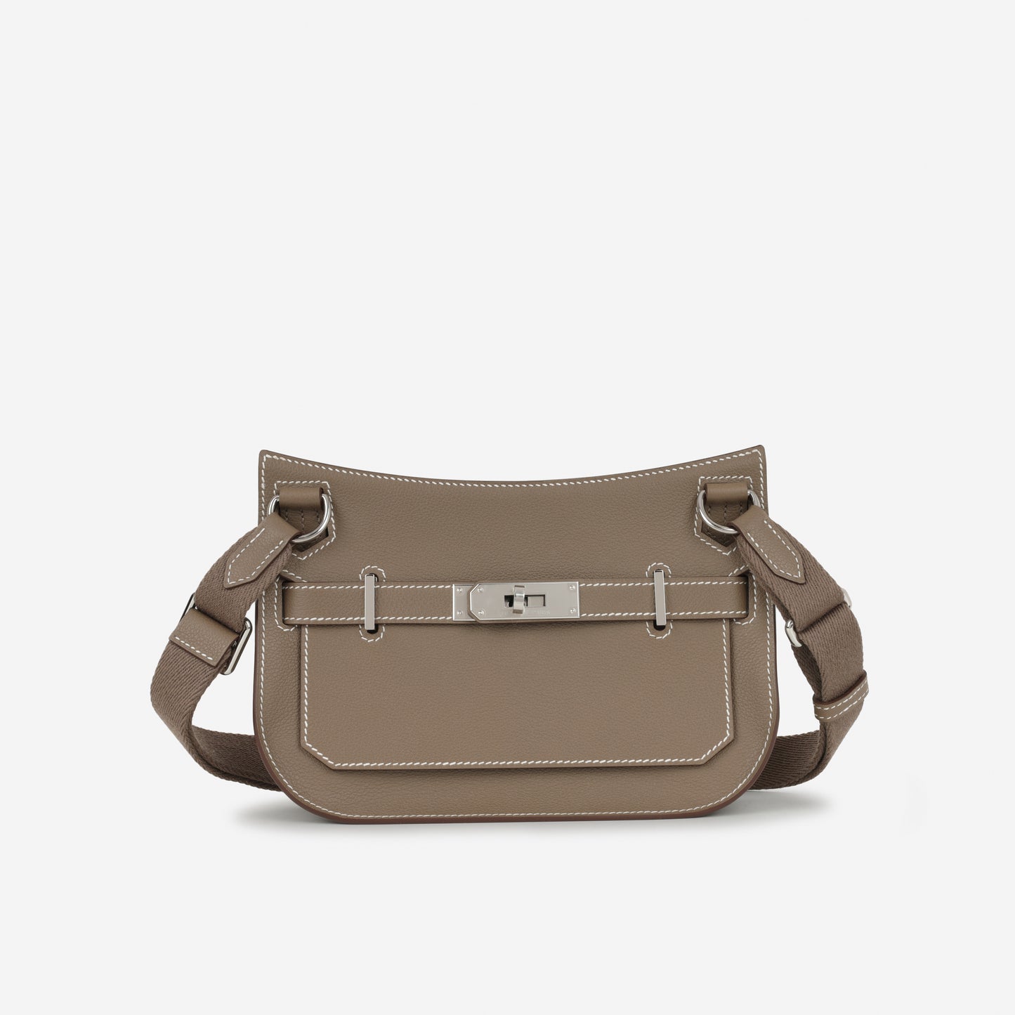 Hermès - Mini Jypsiere - Etoupe Evercolor | Palladium Hardware