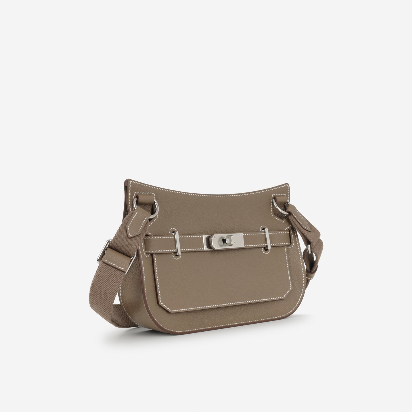 Hermès - Mini Jypsiere - Etoupe Evercolor | Palladium Hardware