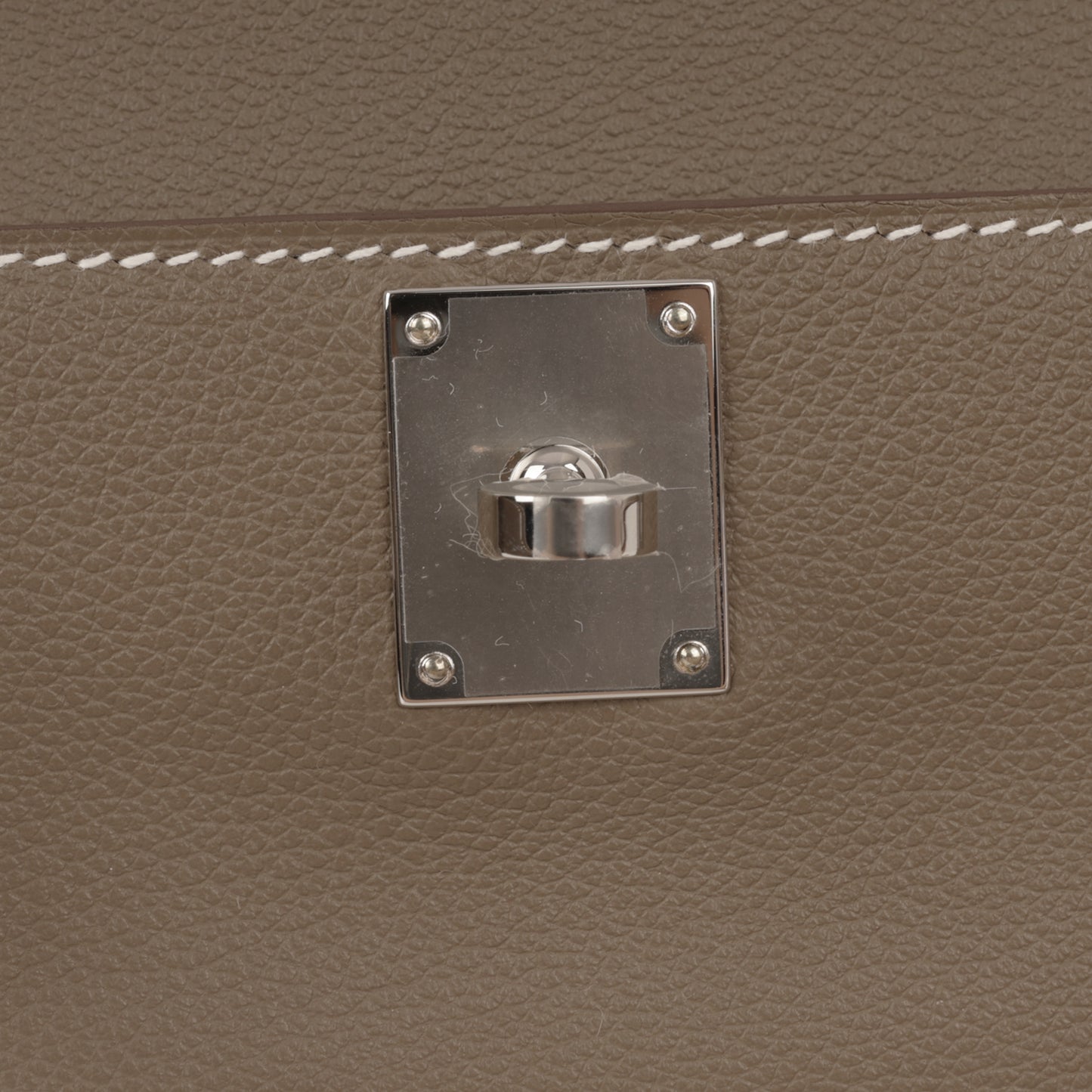 Hermès - Mini Jypsiere - Etoupe Evercolor | Palladium Hardware