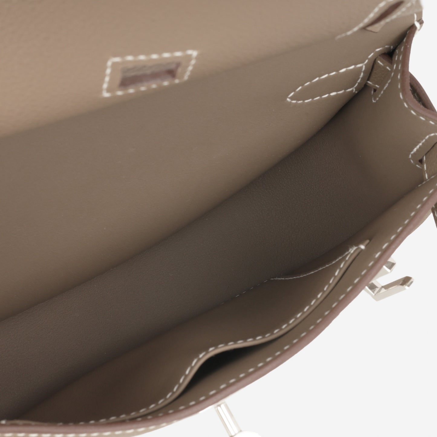 Hermès - Mini Jypsiere - Etoupe Evercolor | Palladium Hardware