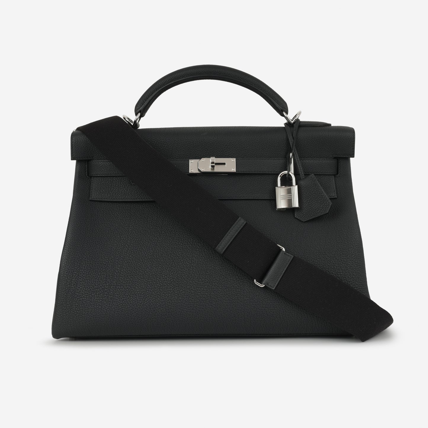 Hermès Maxi Kelly 42 - Black Togo | Palladium Hardware