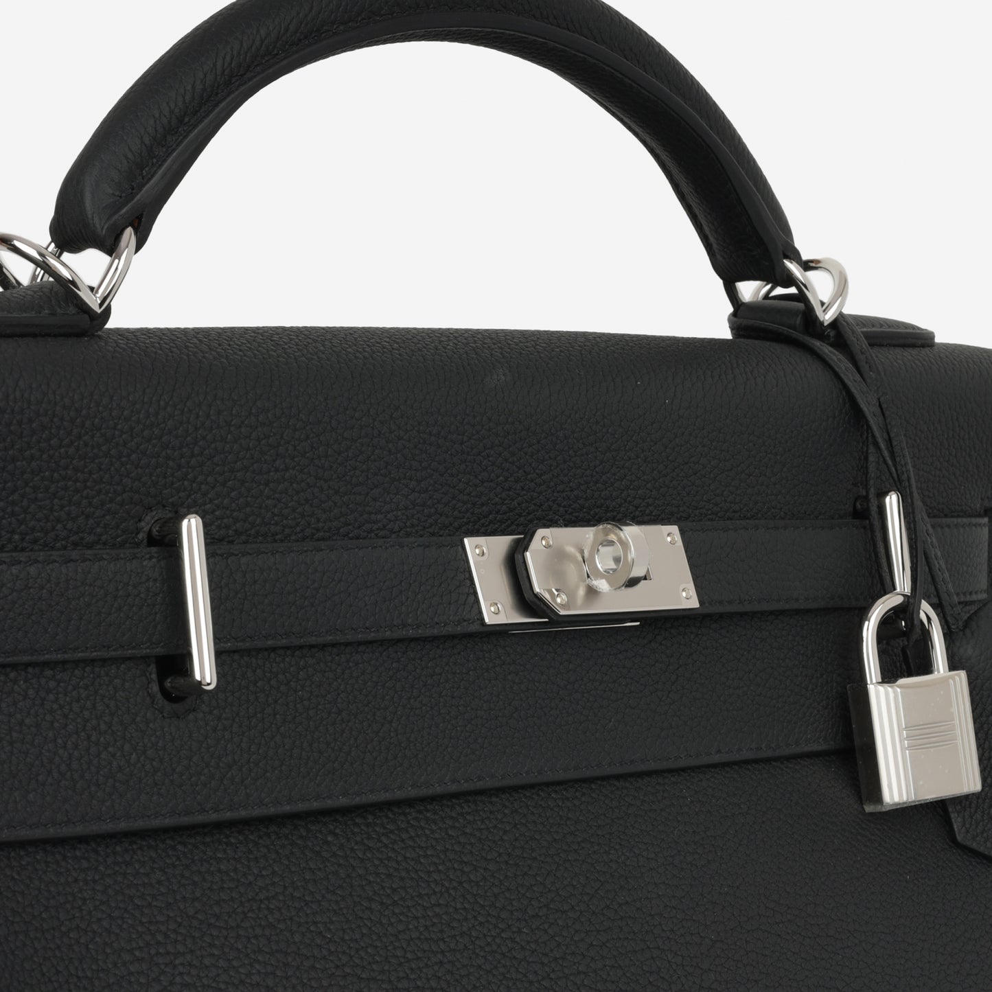 Hermès Maxi Kelly 42 - Black Togo | Palladium Hardware