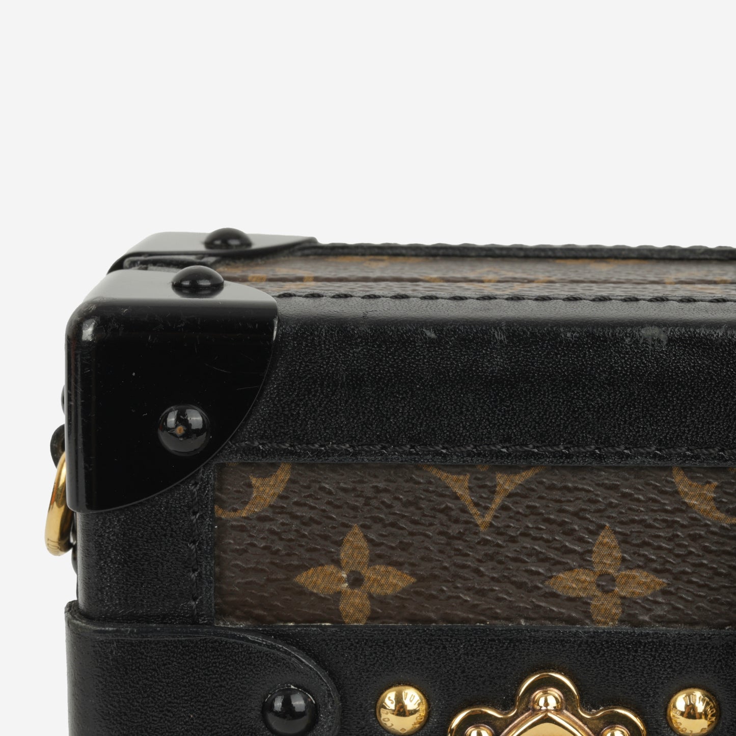 Louis Vuitton Petite Malle - Monogram Canvas / Black Trim | Gold Hardware