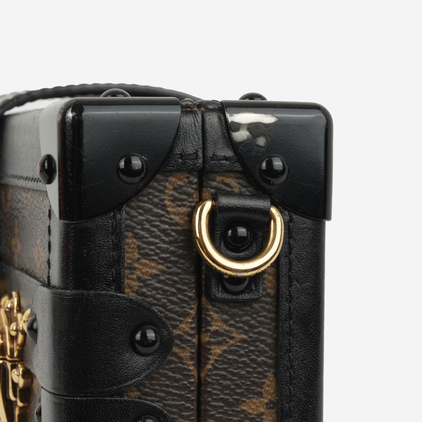 Louis Vuitton Petite Malle - Monogram Canvas / Black Trim | Gold Hardware