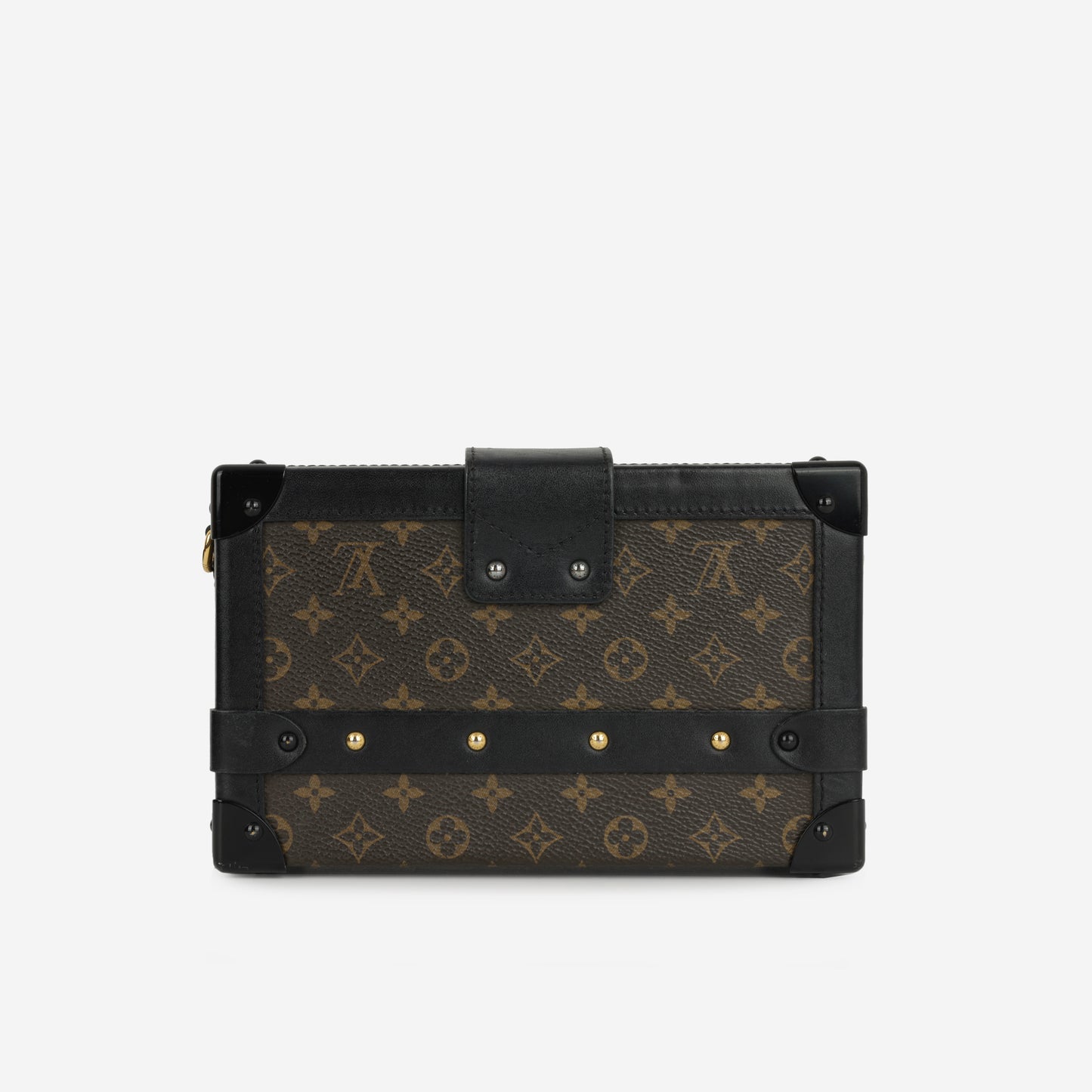 Louis Vuitton Petite Malle - Monogram Canvas / Black Trim | Gold Hardware