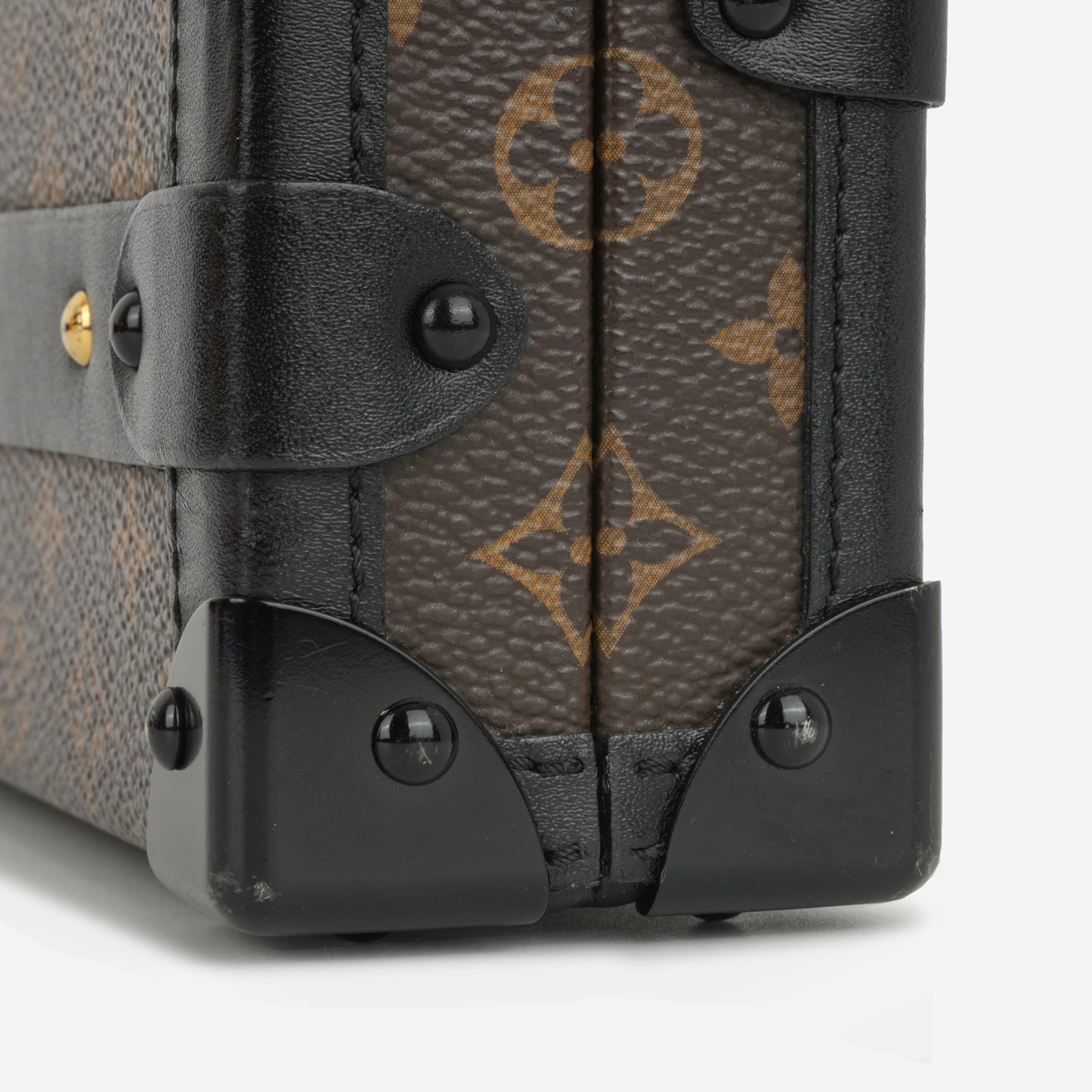 Louis Vuitton Petite Malle - Monogram Canvas / Black Trim | Gold Hardware