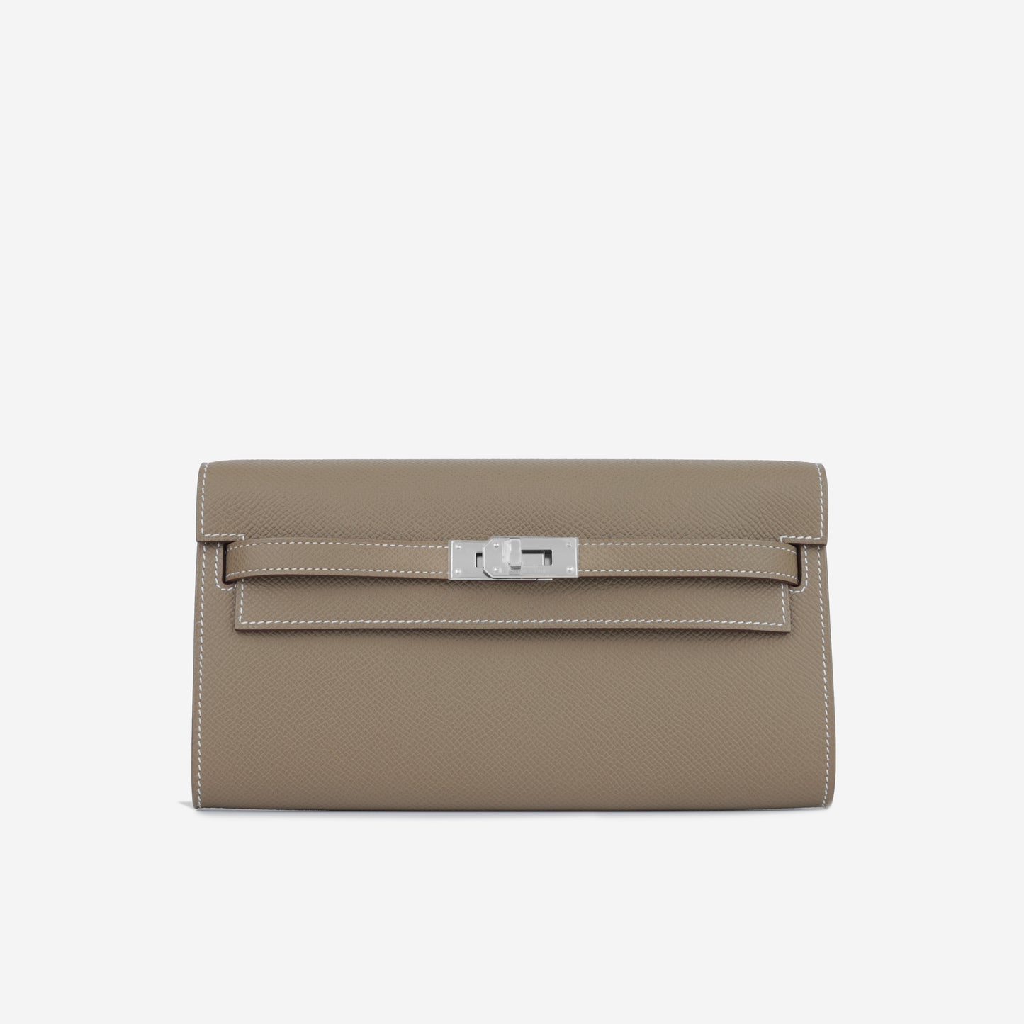 Hermès Kelly To Go Wallet - Etoupe Epsom | Palladium Hardware