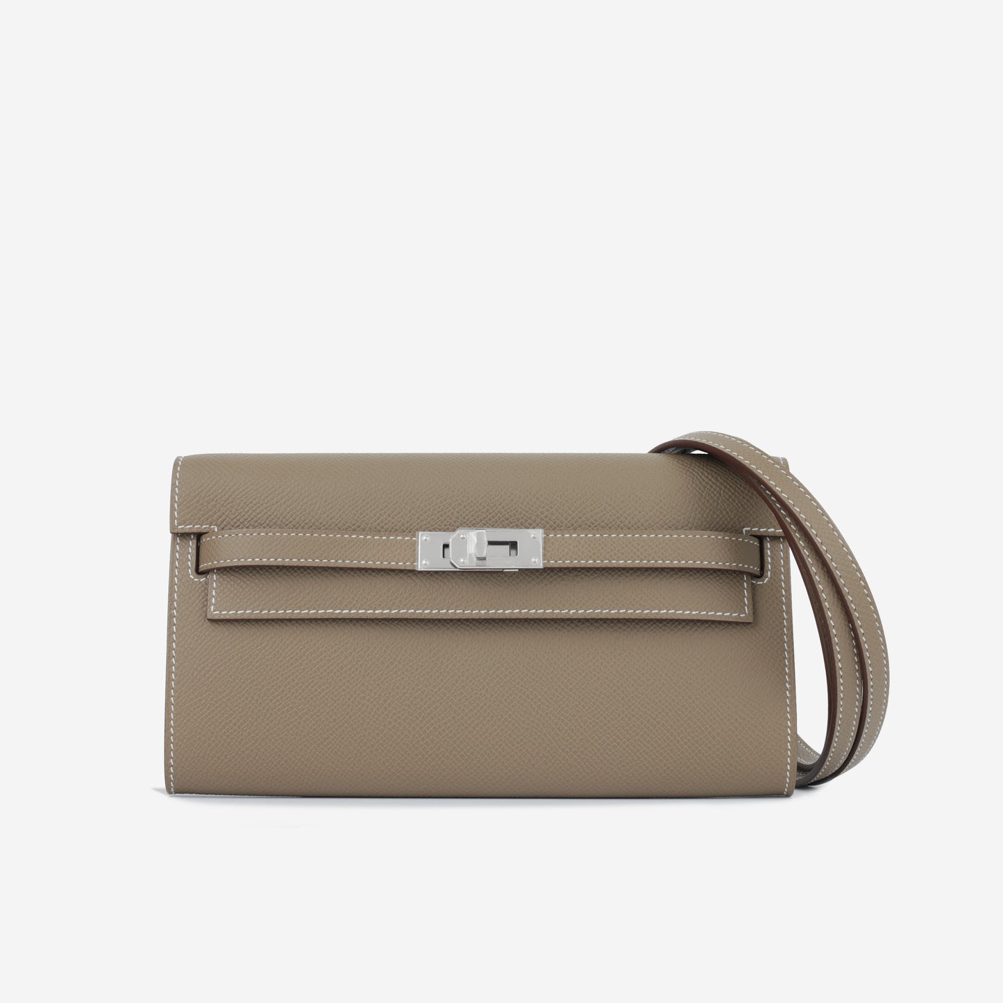 Hermès Kelly To Go Wallet - Etoupe Epsom | Palladium Hardware