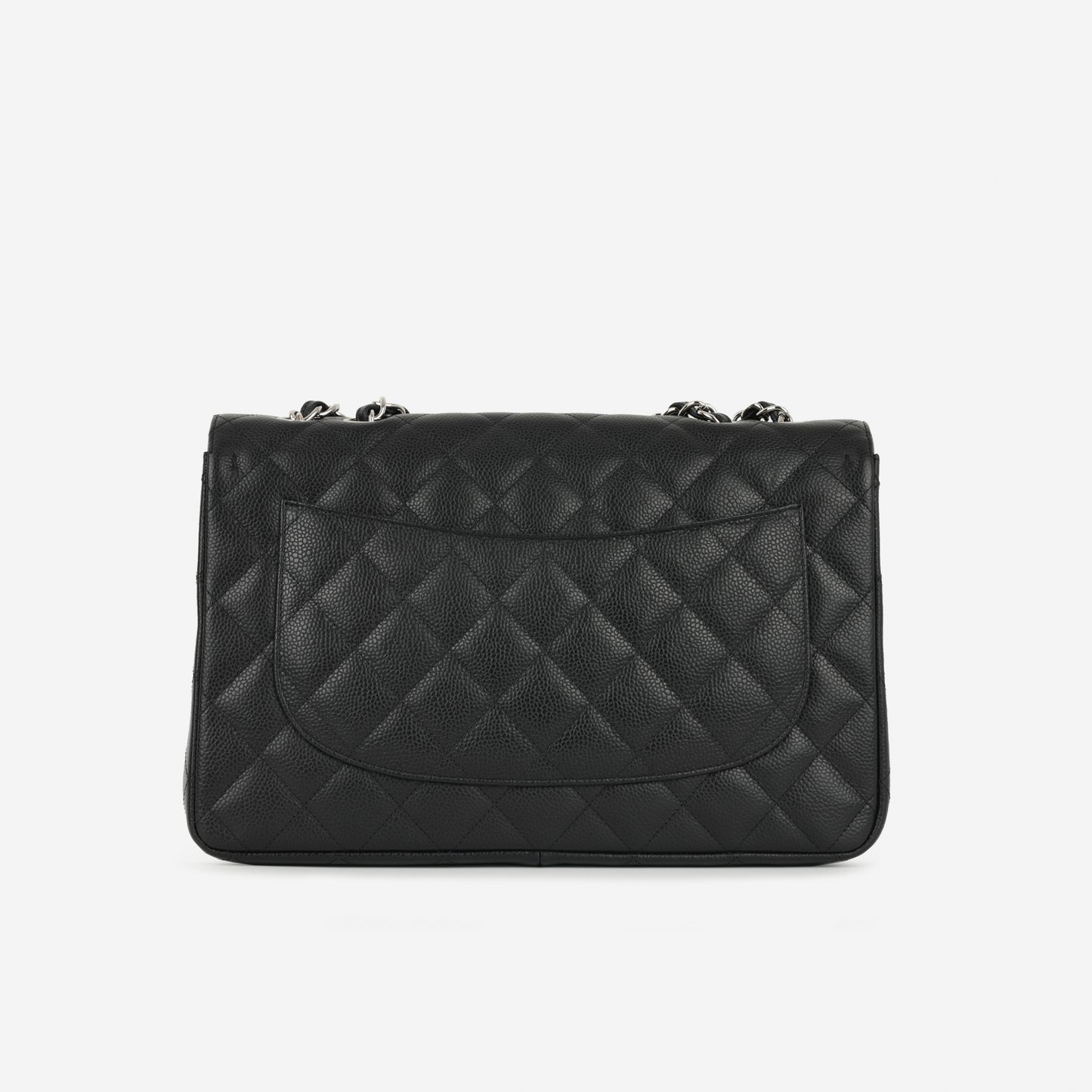 Chanel Classic Single Flap Jumbo - Black Caviar | Silver Hardware