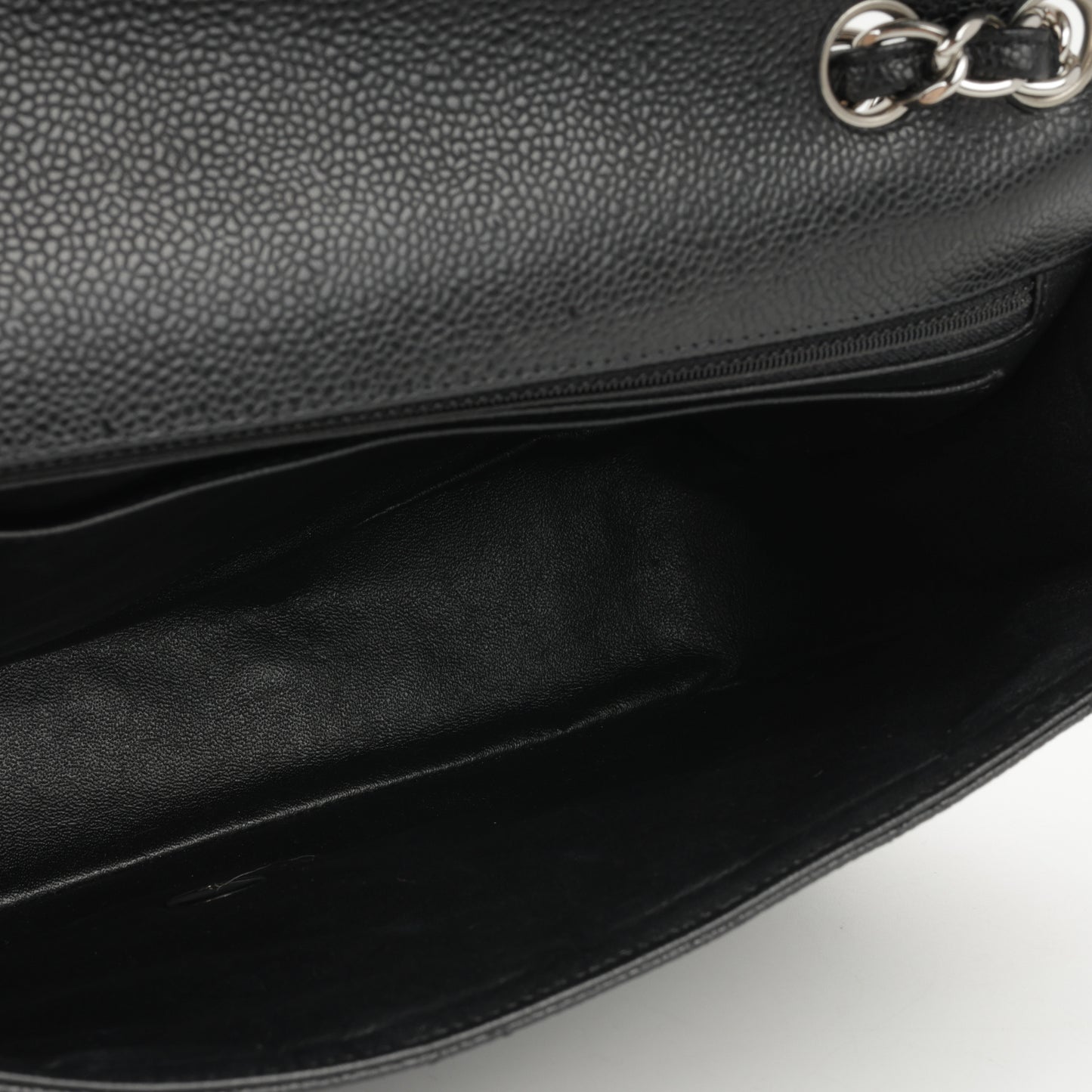 Chanel Classic Single Flap Jumbo - Black Caviar | Silver Hardware