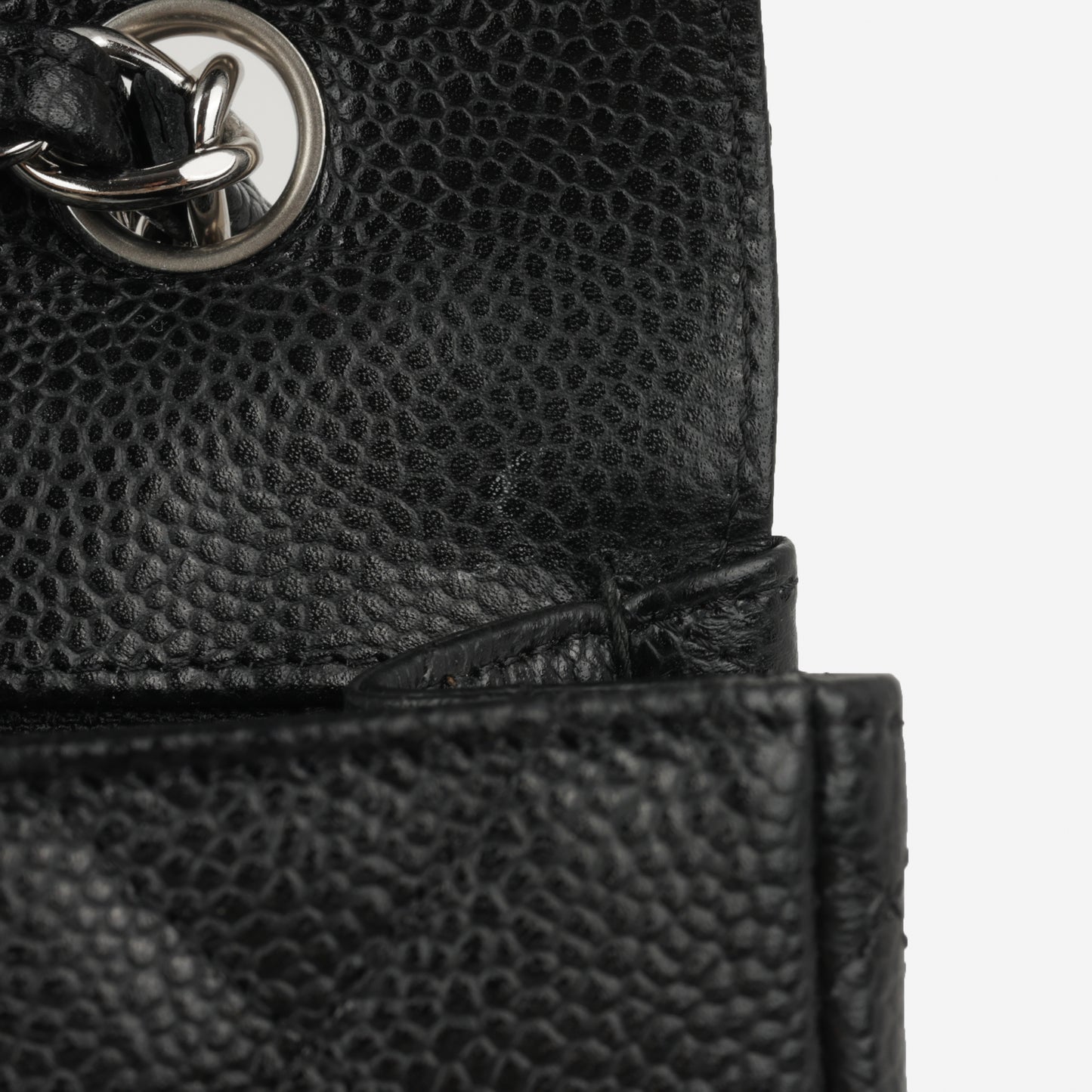 Chanel Classic Single Flap Jumbo - Black Caviar | Silver Hardware