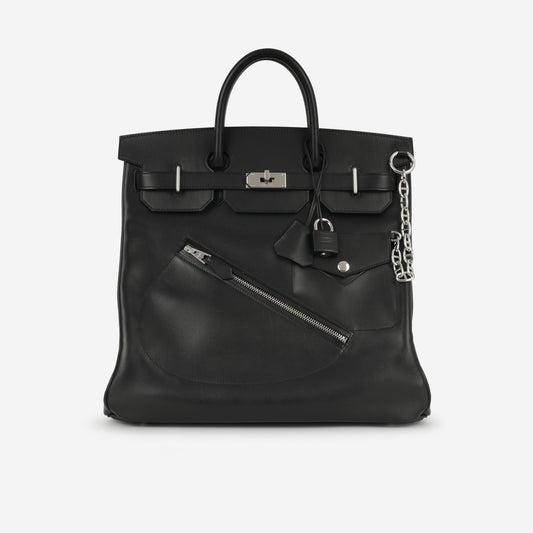 Hermès HAC 40 - Noir Volupto | Palladium Hardware