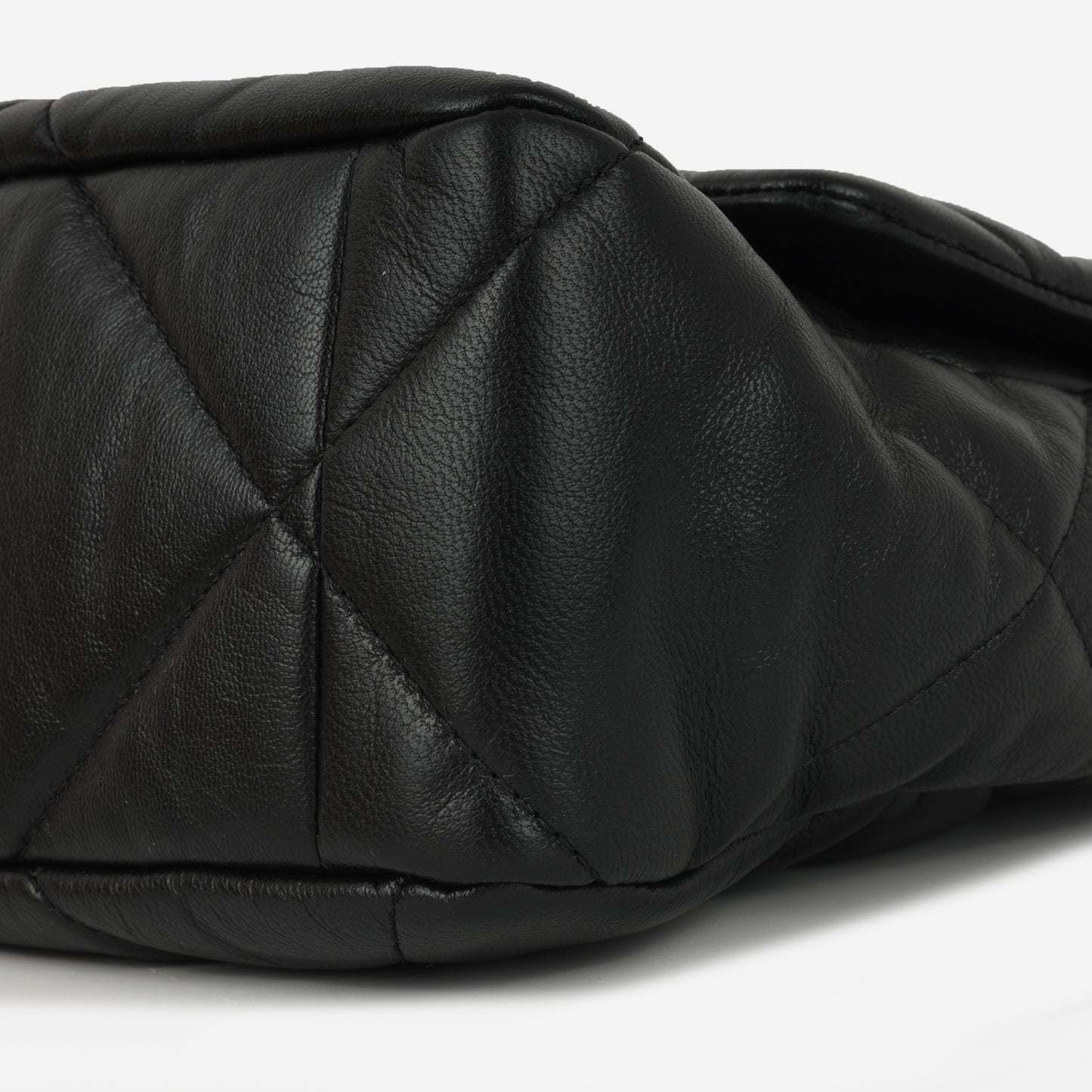 Chanel Large 19 Flap Bag - Black Lambskin | Gold and Ruthenium-tone hardware