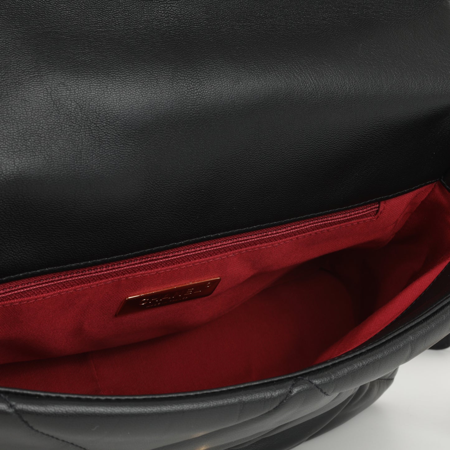 Chanel Large 19 Flap Bag - Black Lambskin | Gold and Ruthenium-tone hardware