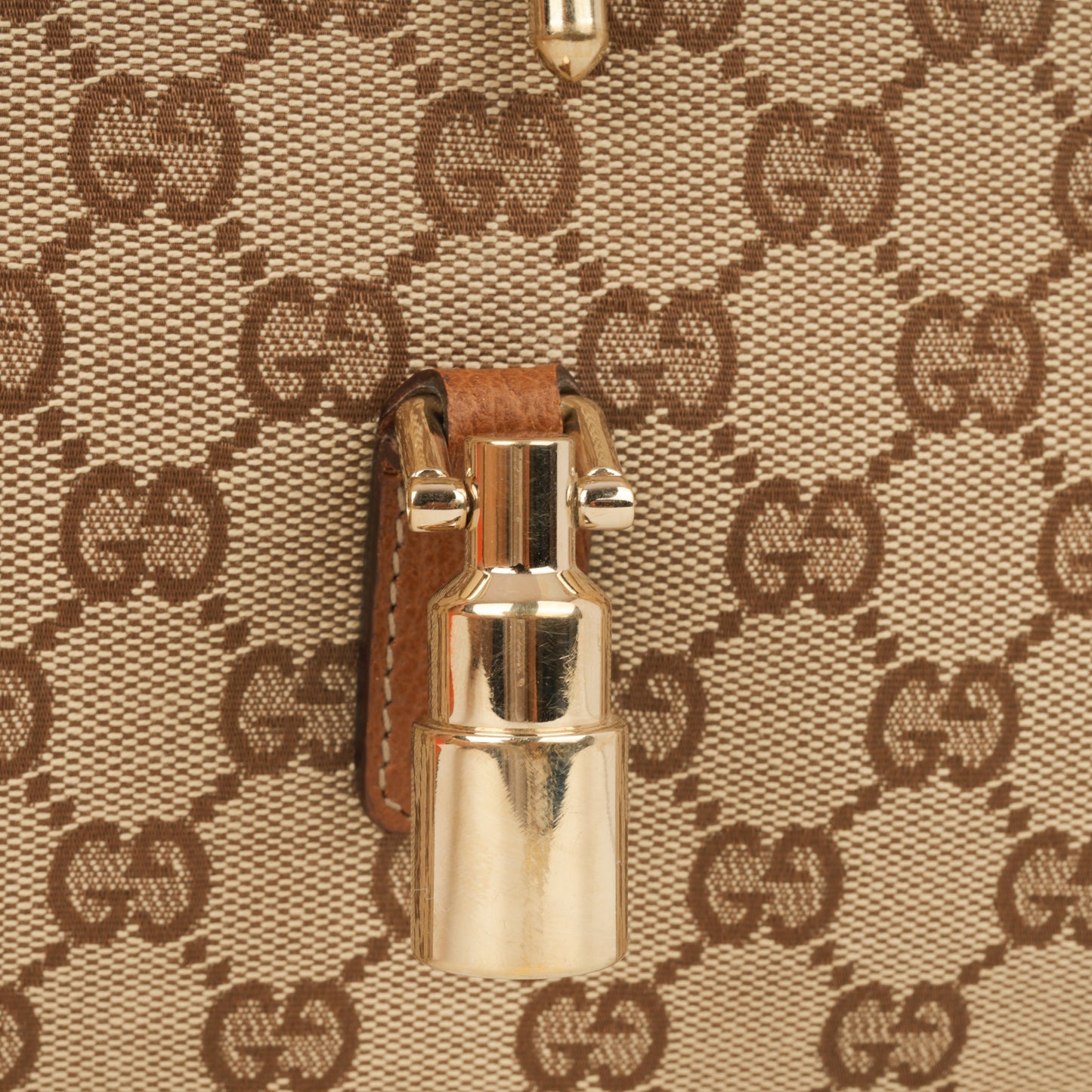 Gucci Medium Jackie 1961 - Brown GG Canvas | Gold Hardware