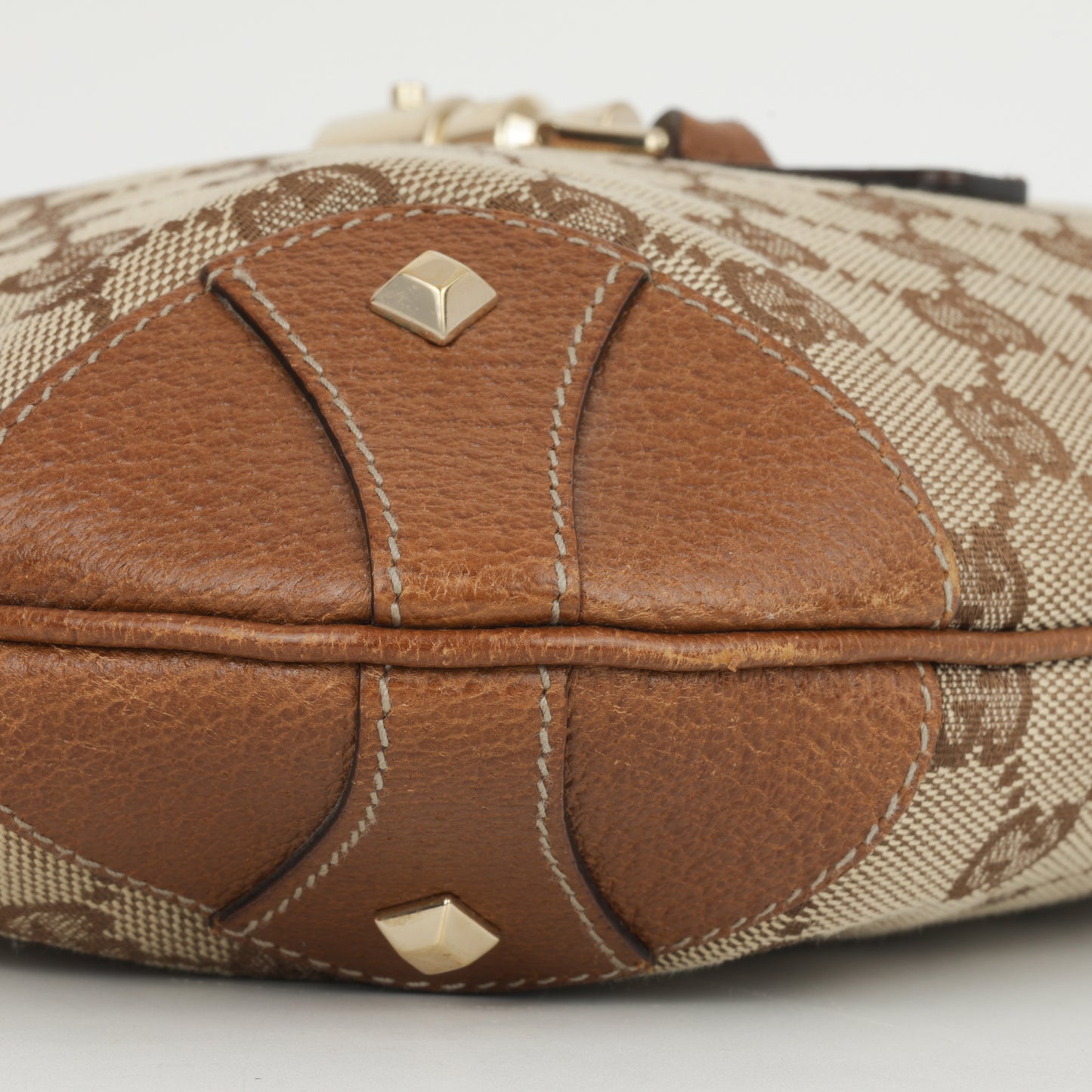 Gucci Medium Jackie 1961 - Brown GG Canvas | Gold Hardware