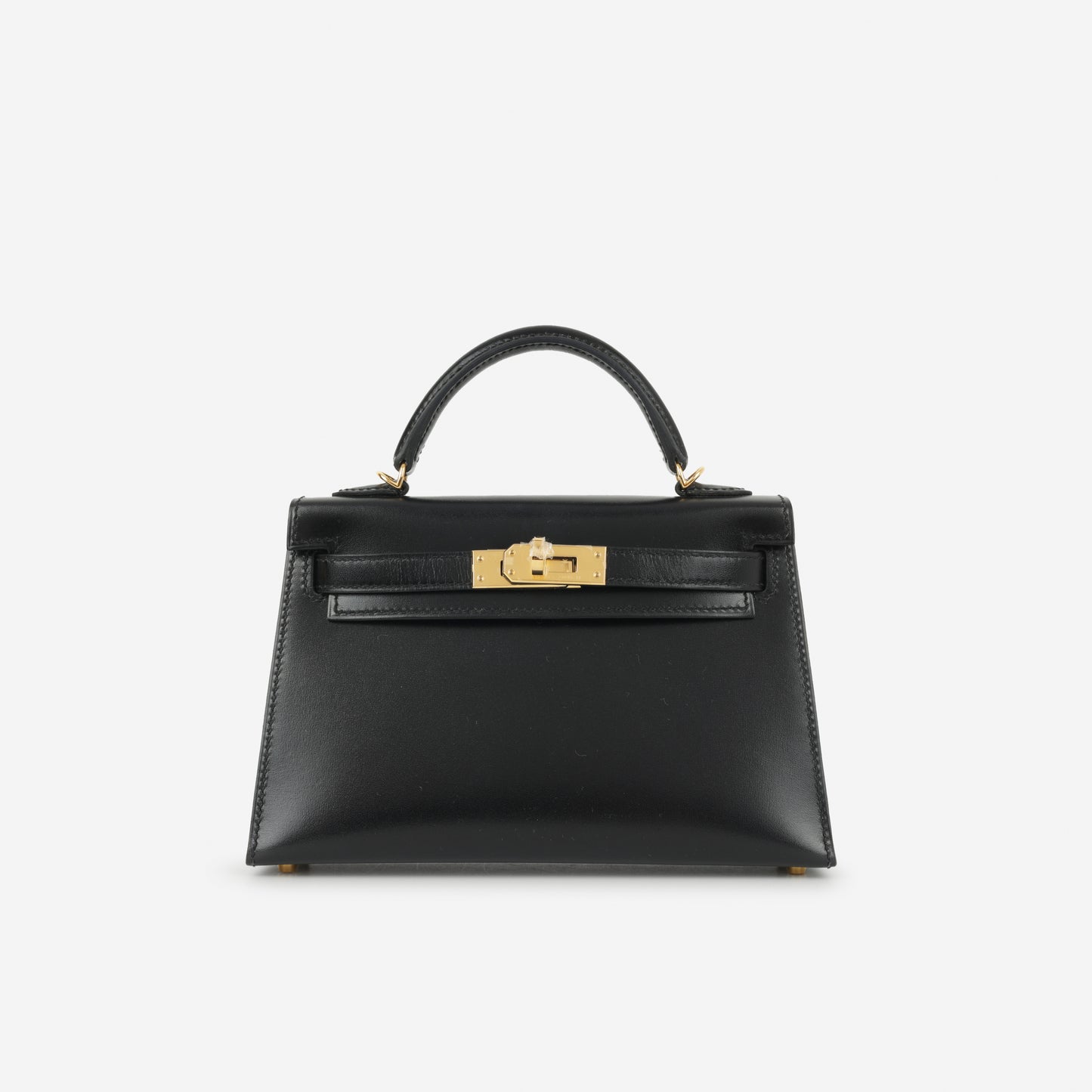 Hermès Mini Kelly - Noir Box Calf | Gold Hardware