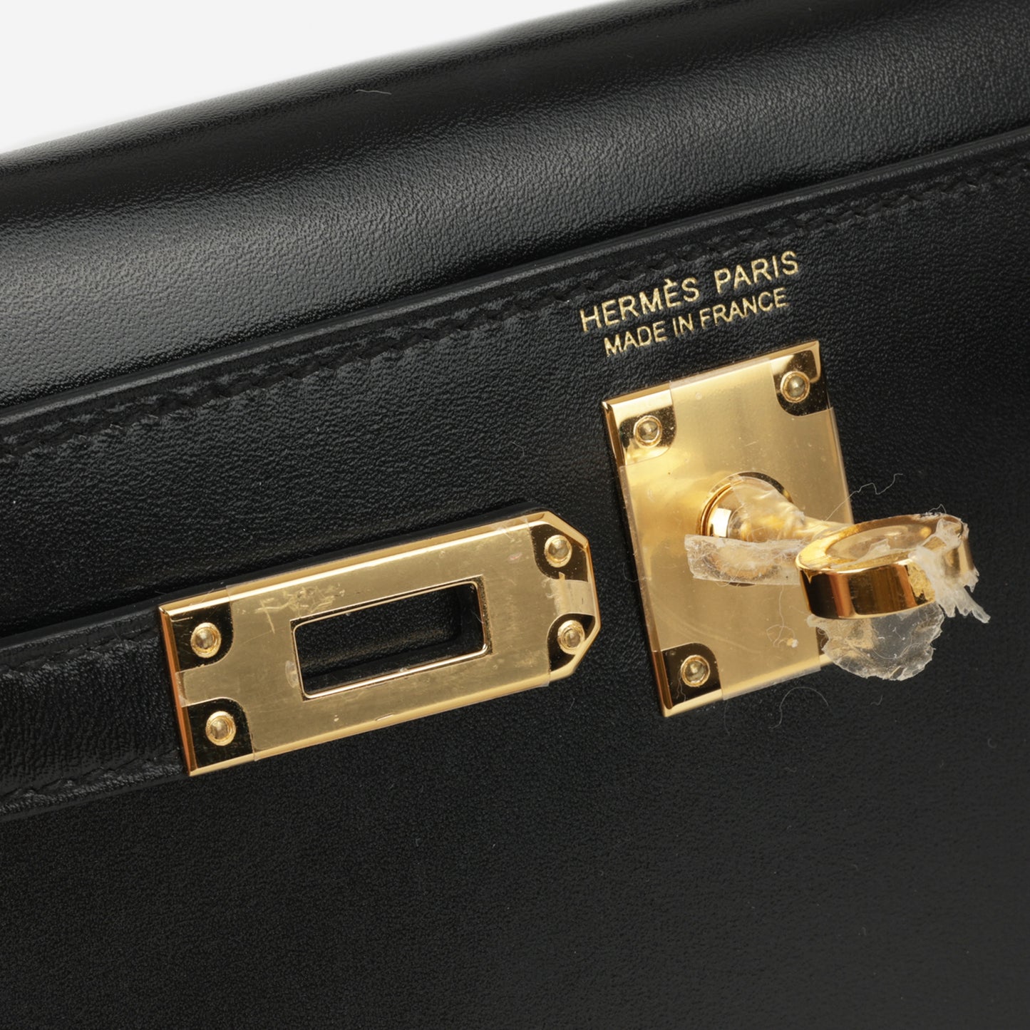Hermès Mini Kelly - Noir Box Calf | Gold Hardware