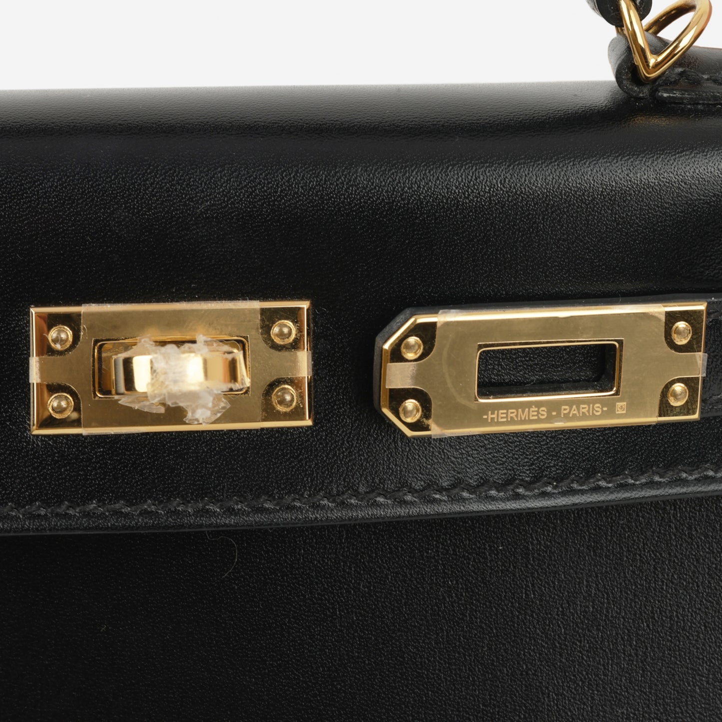 Hermès Mini Kelly - Noir Box Calf | Gold Hardware