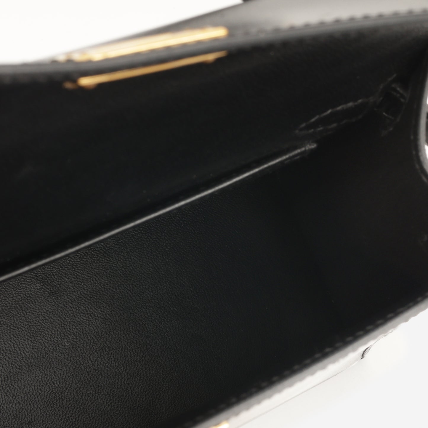 Hermès Mini Kelly - Noir Box Calf | Gold Hardware