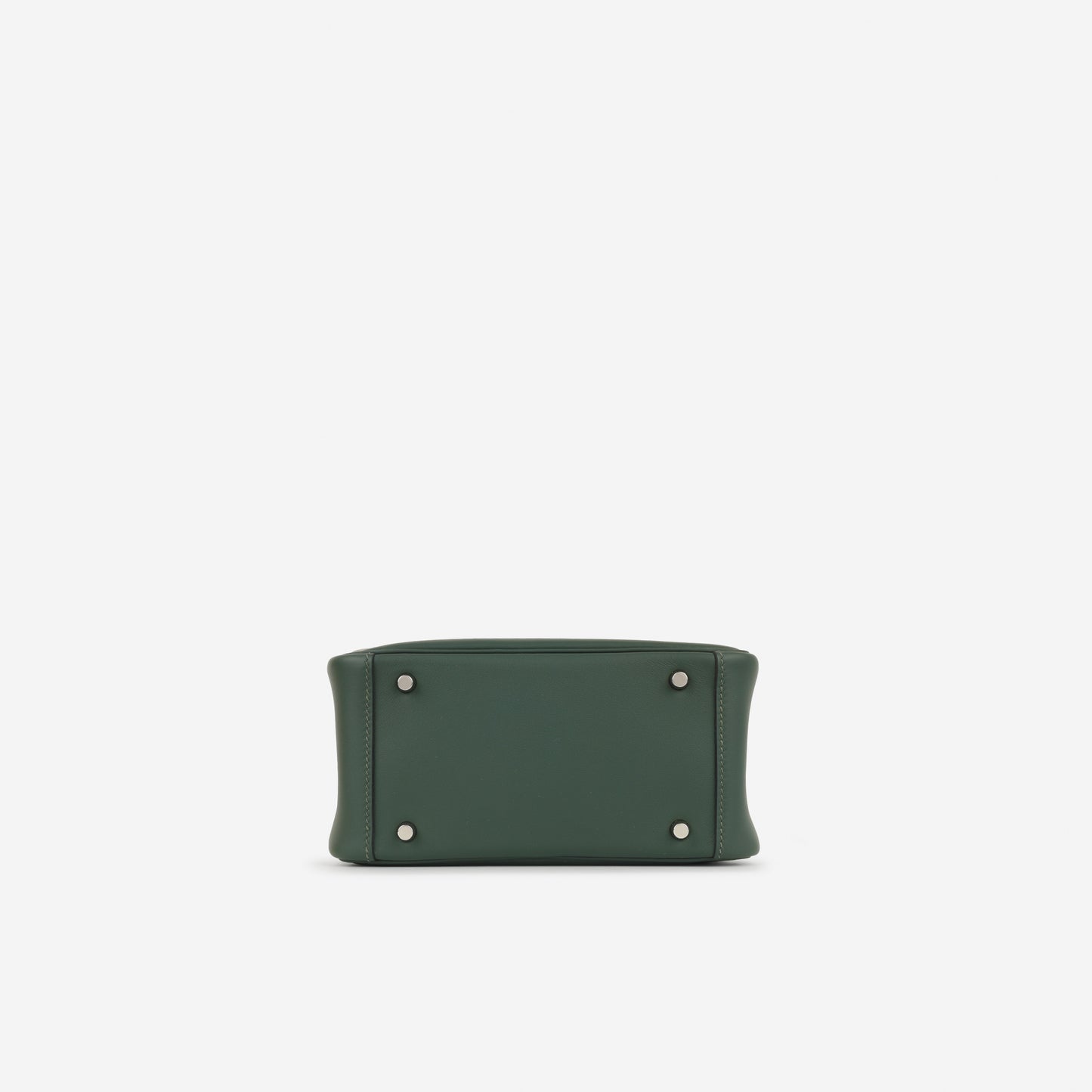 Hermès Mini Lindy - Vert Fonce / Vert Moyen Swift | Palladium Hardware