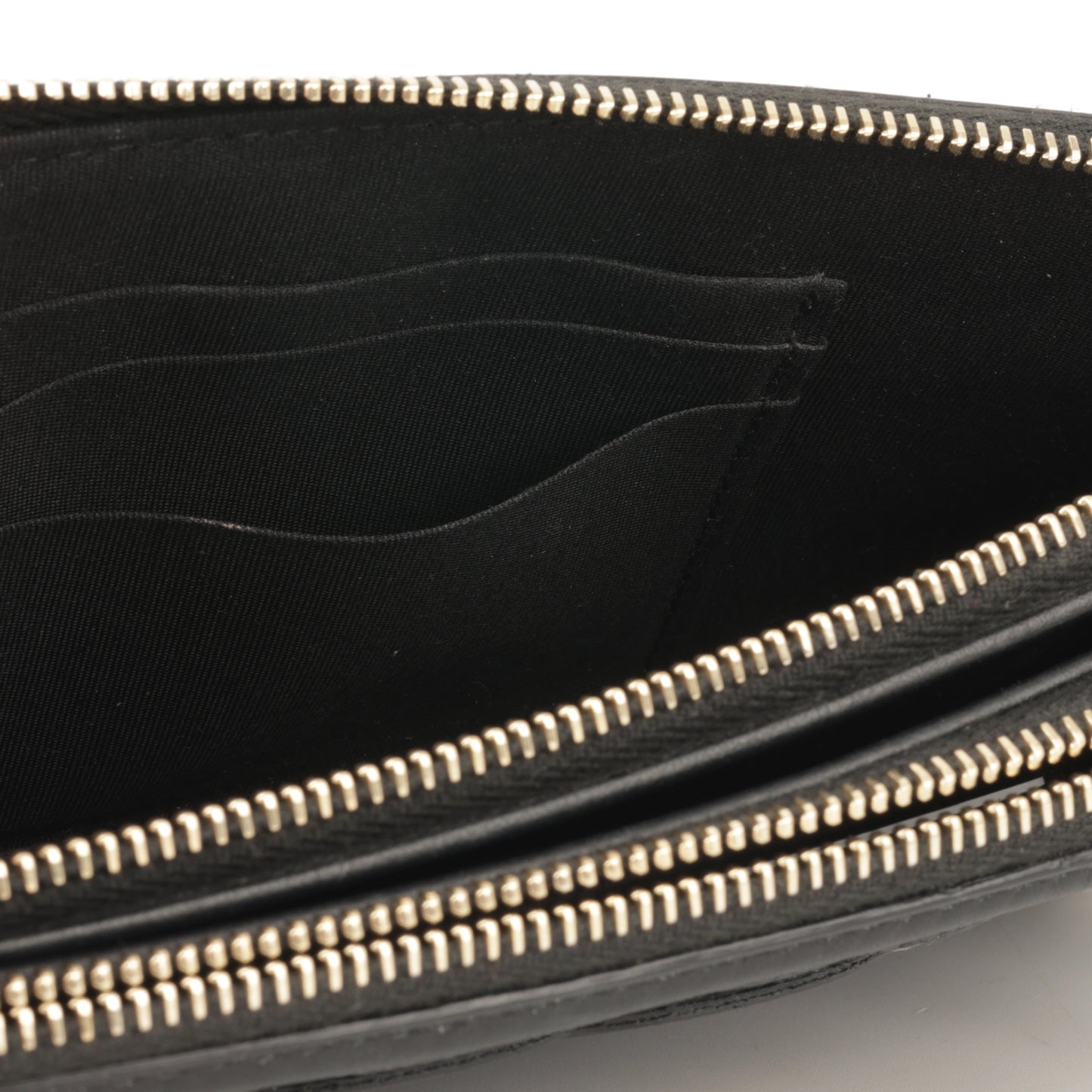 Chanel CC Filigree Clutch on Chain - Black Caviar | Gold Hardware