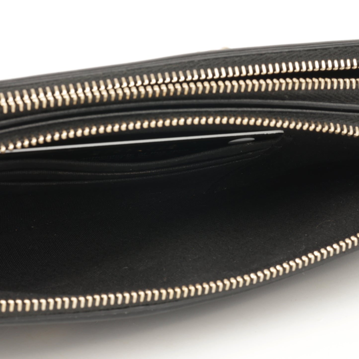 Chanel CC Filigree Clutch on Chain - Black Caviar | Gold Hardware